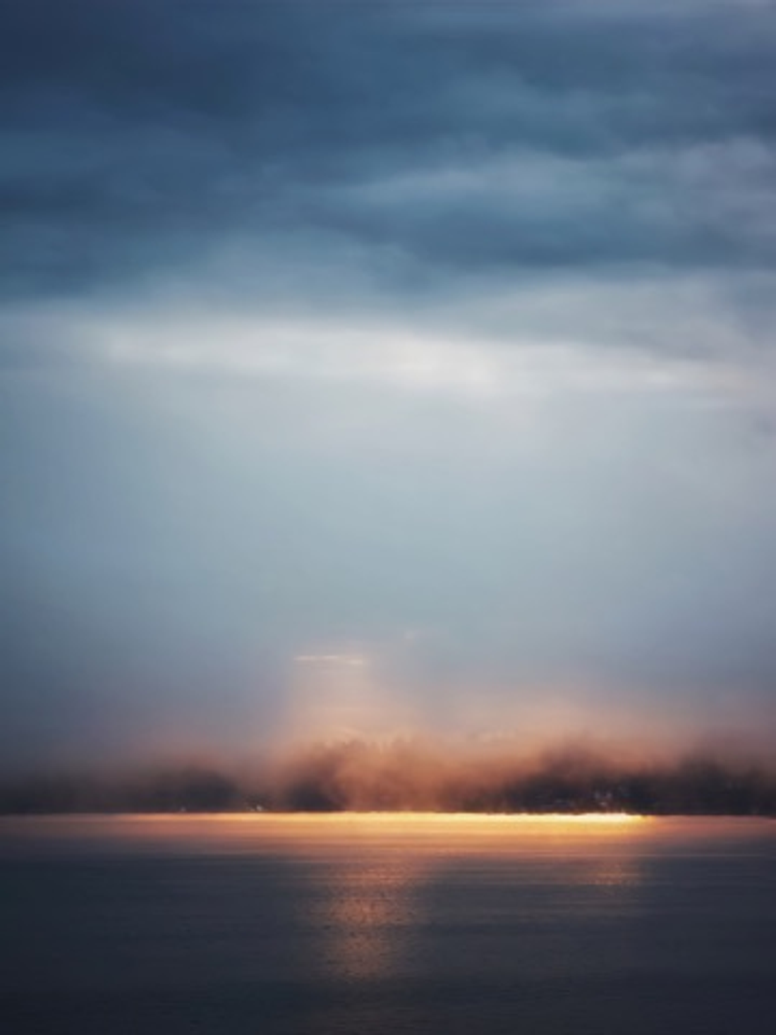 Smoke on Water #3 (Slightly Moody - Abstract Nature Collection)