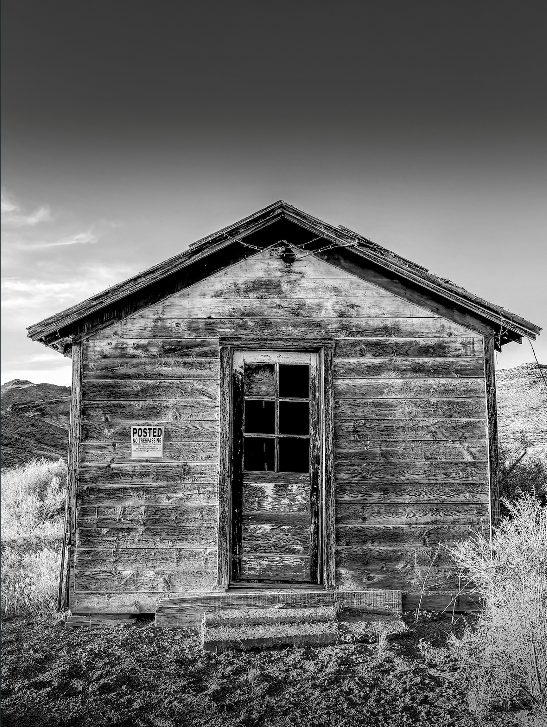 The little shack that caught Dixon's eye; Central Nevada