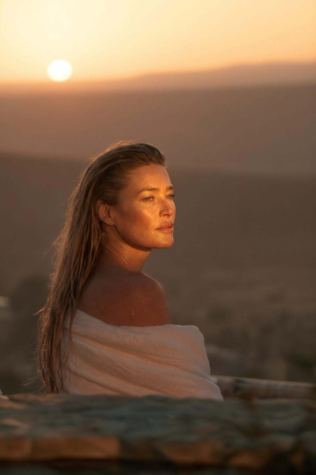Leigh's portrait at sunrise