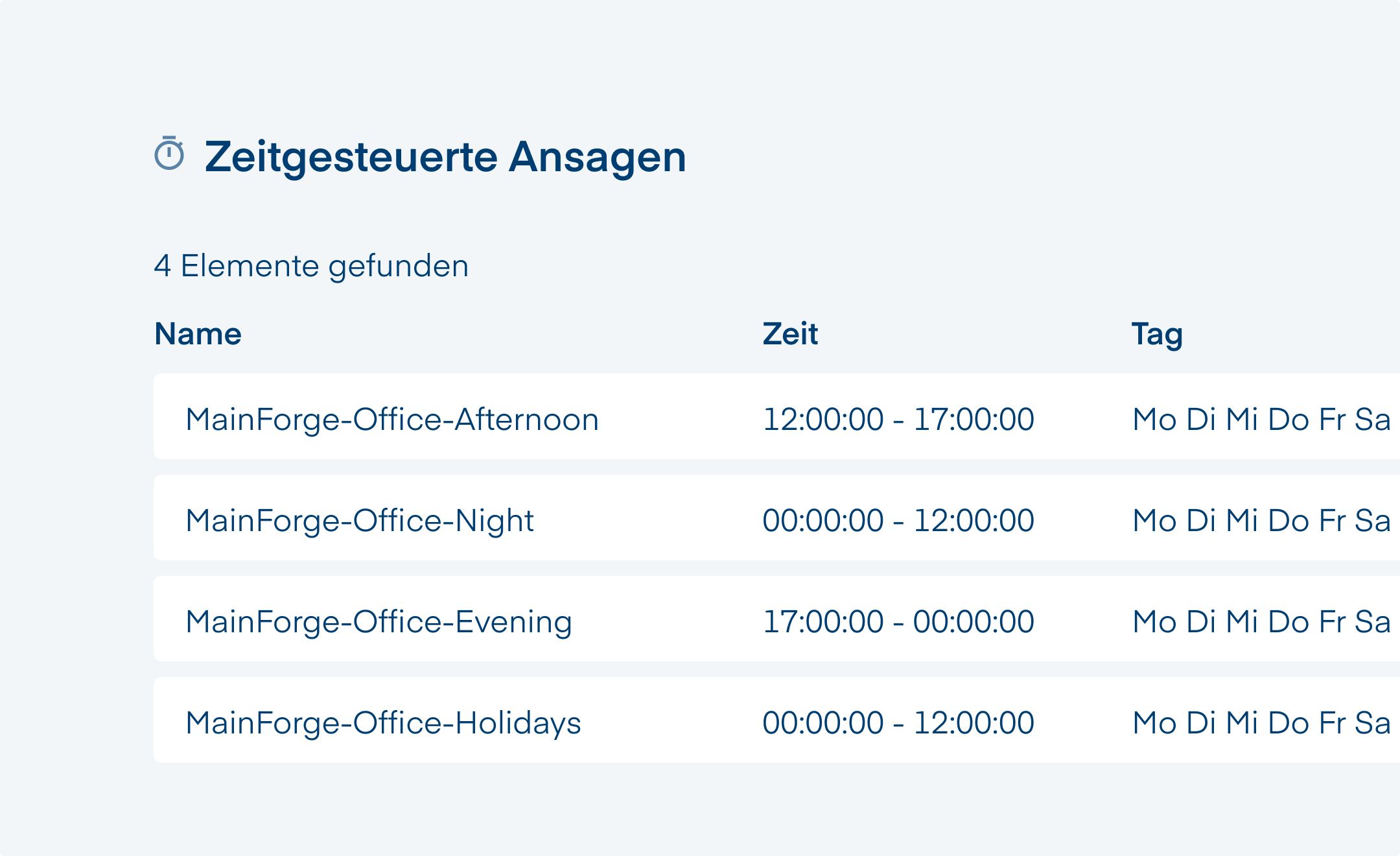 timed-announcements