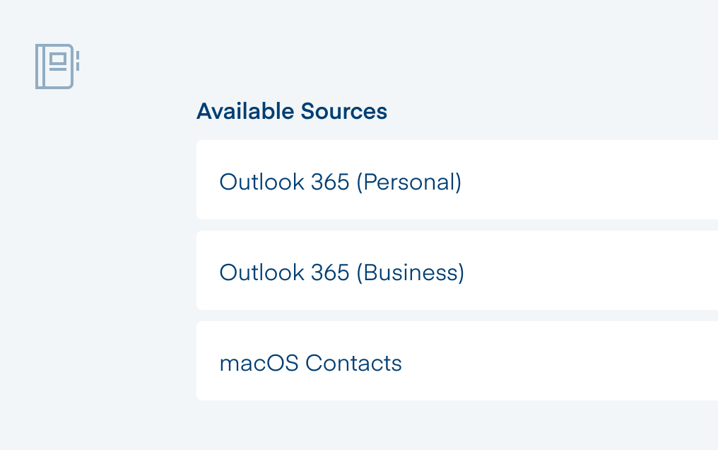 overview address books 002 EN