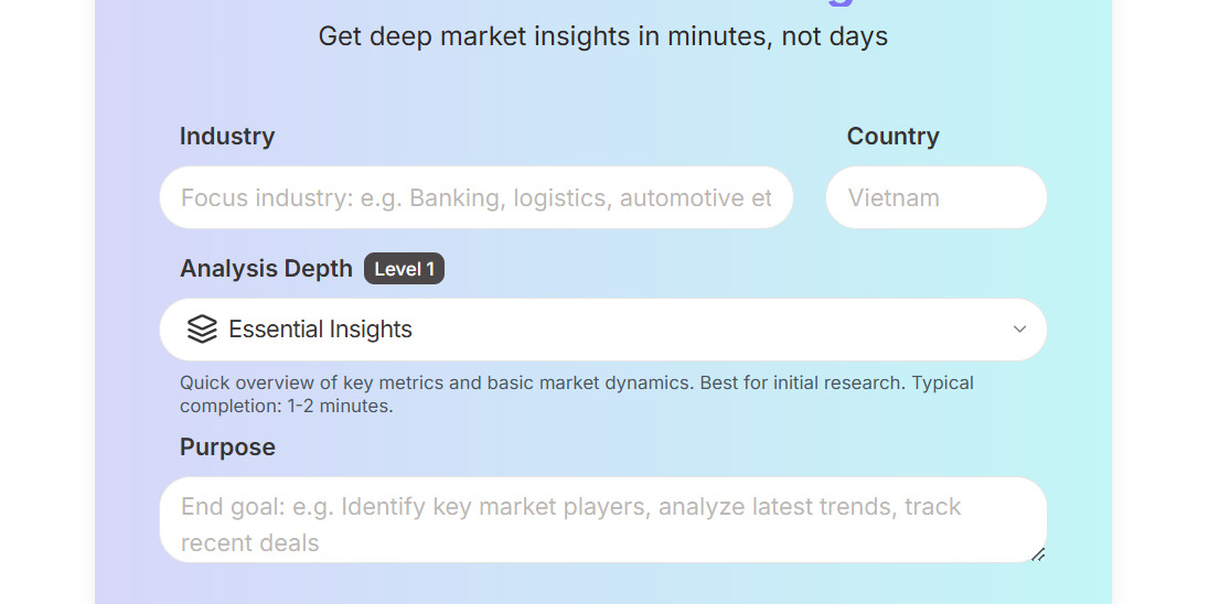 ai powered market intelligence analystai