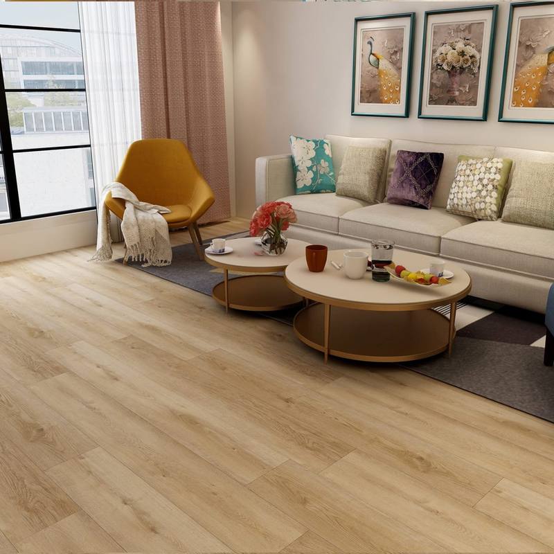 Room with Wood vinyl plank flooring, Step on Floors Solid