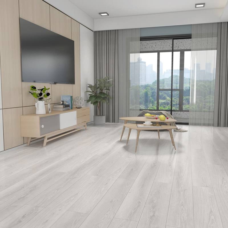 Room with Land vinyl plank flooring, Step on Floors Breeze