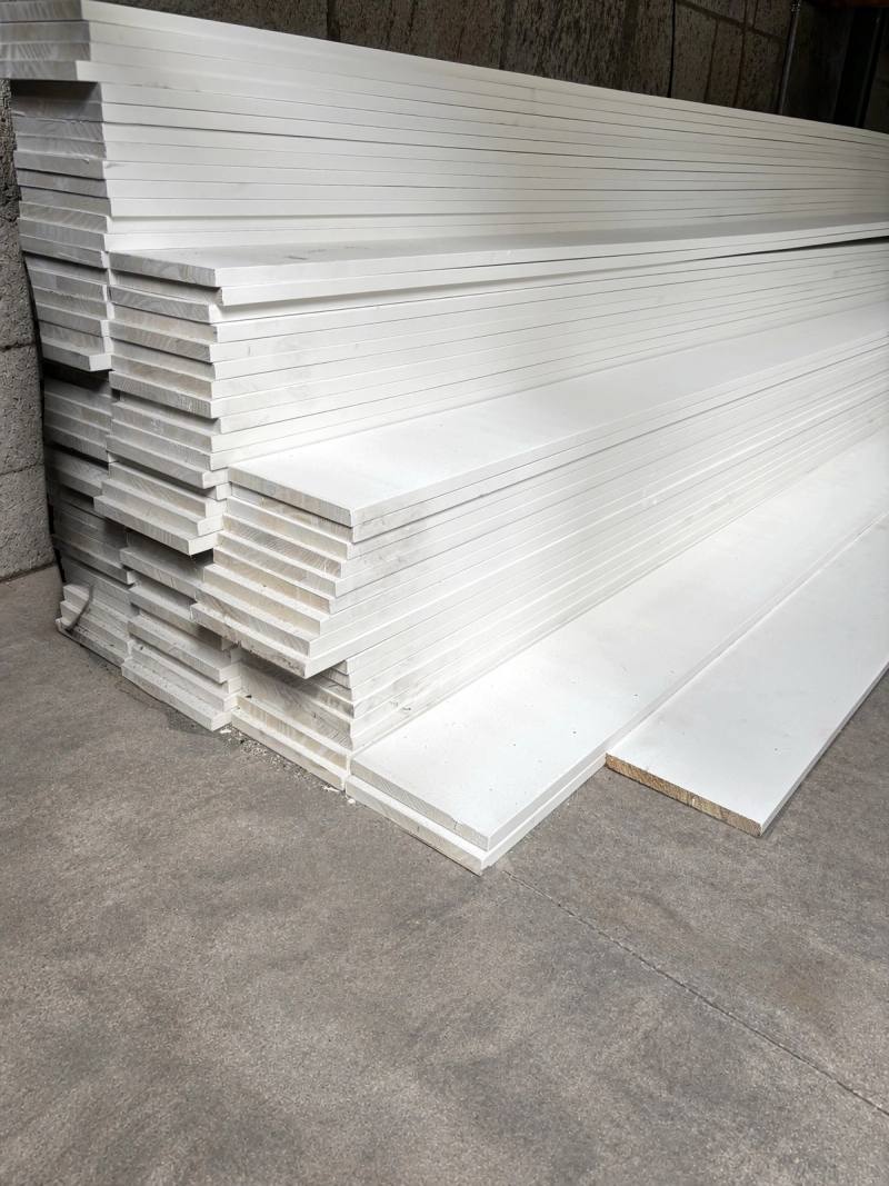 1x6 primed pine baseboards in stock at Lindcol