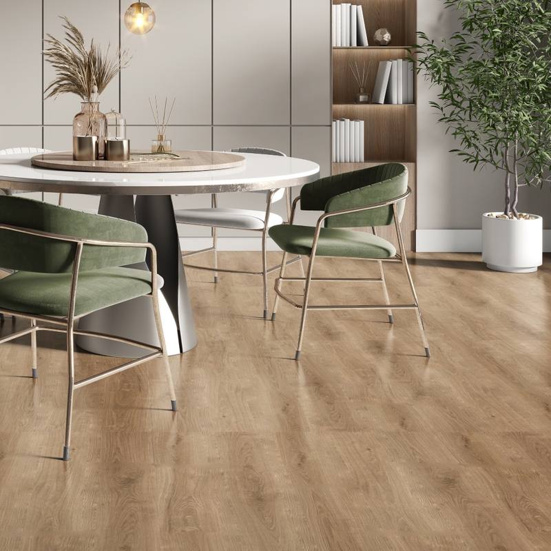 Room with Breakdown vinyl plank flooring, CPF Project 2.0
