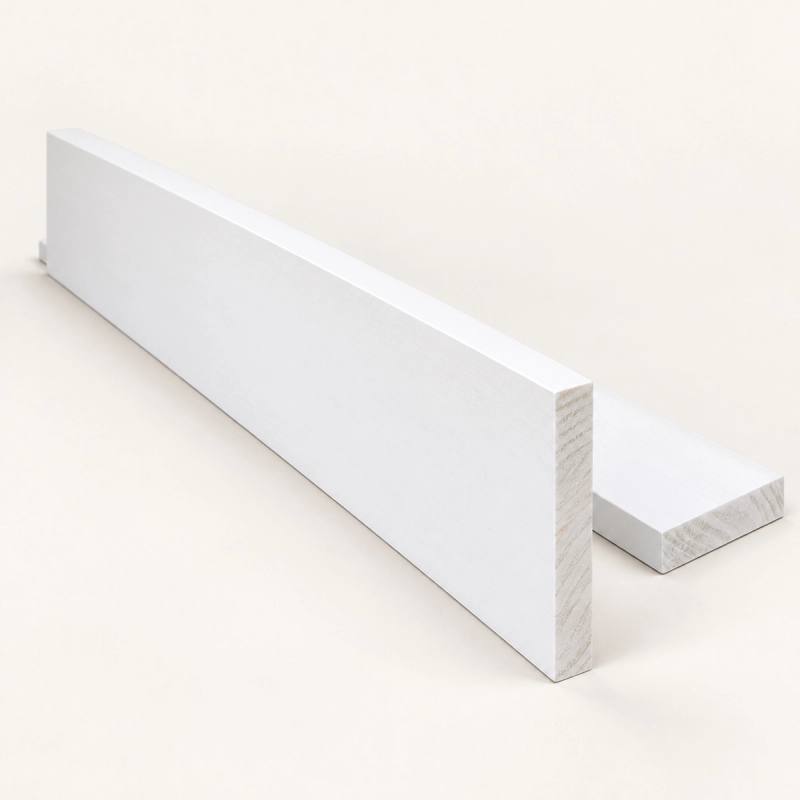 1x6 primed white pine baseboard