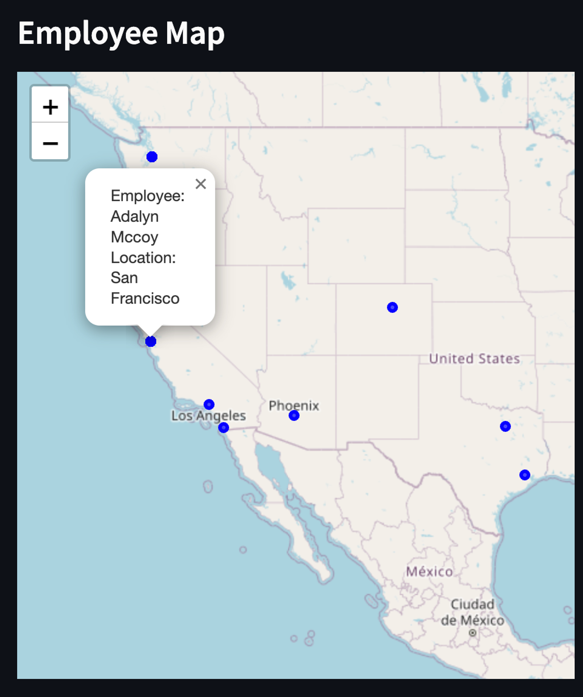 Employee Map