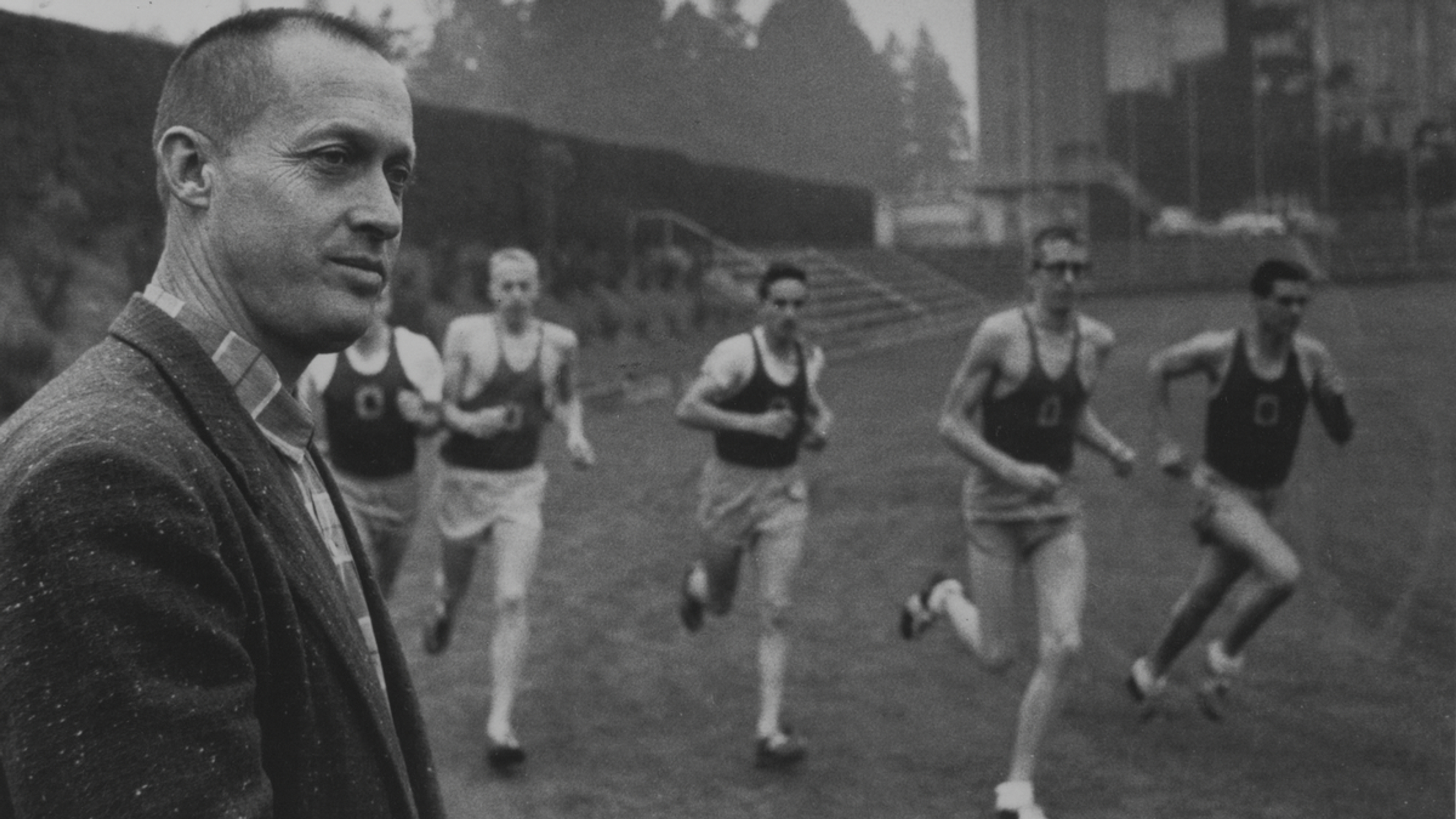 Bill Bowerman, track coach and Nike co-founder.