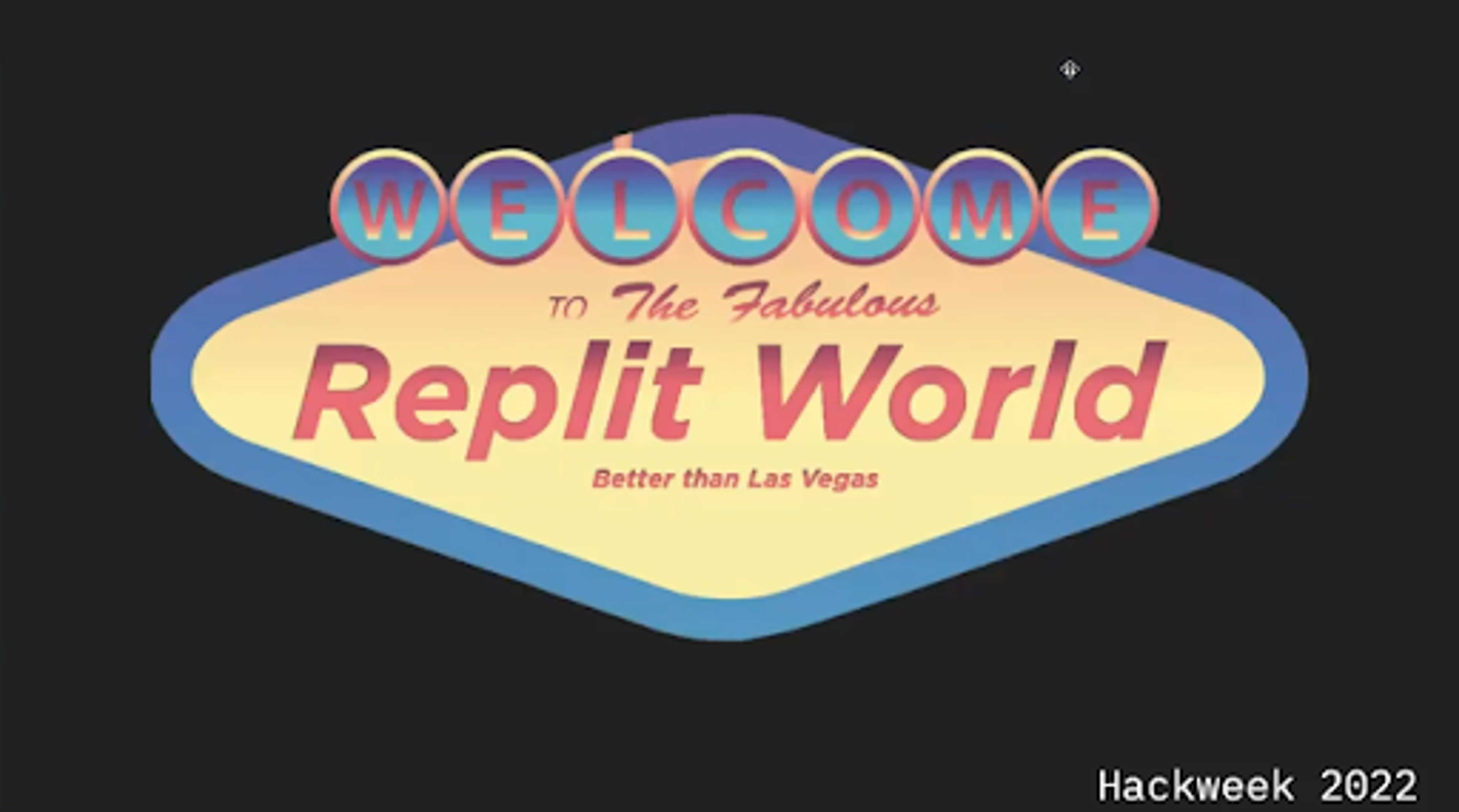 Replit World Sign
