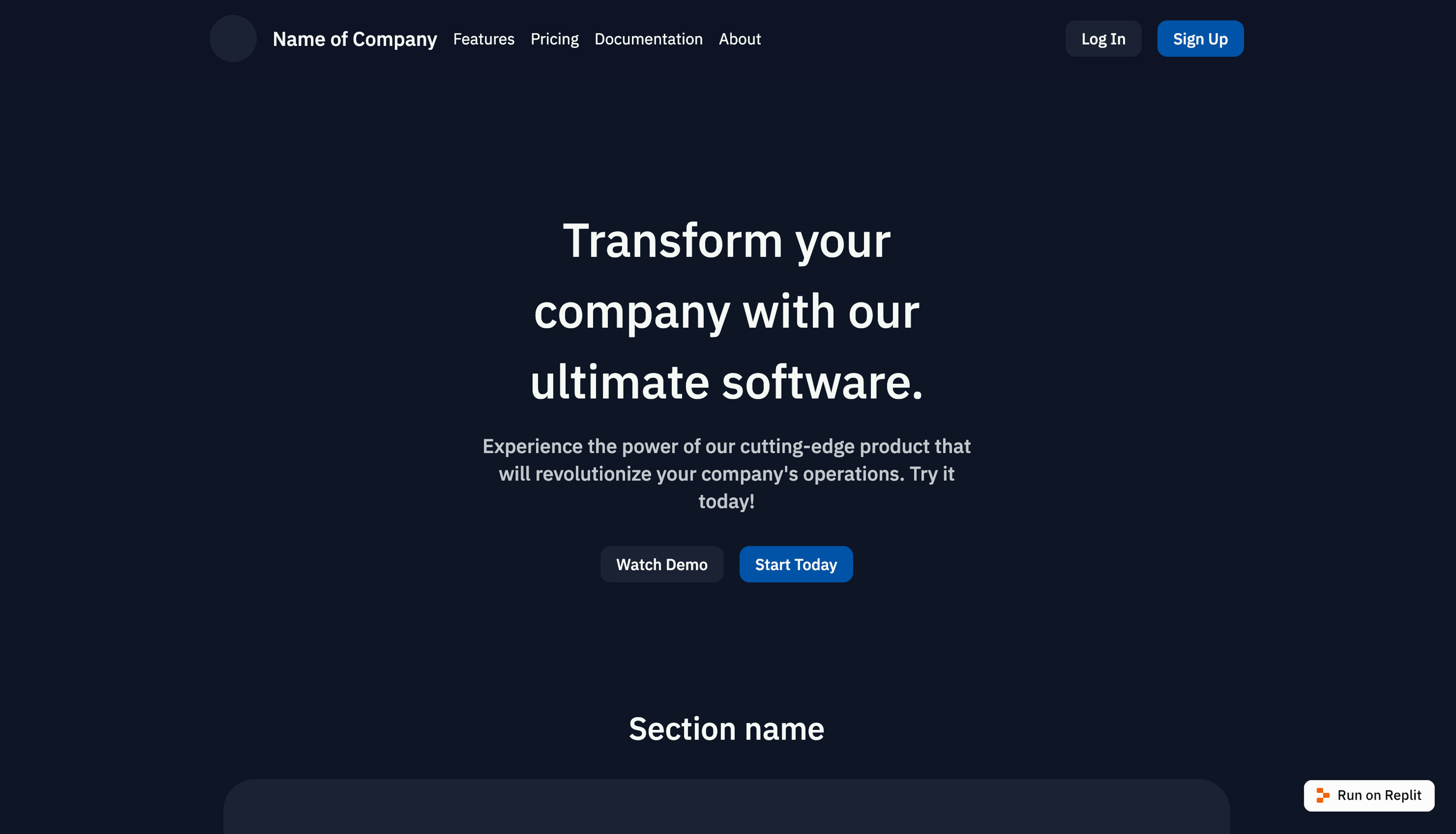 Company website