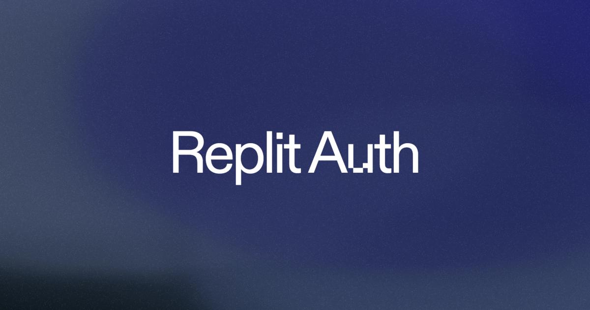 Introducing Replit Auth: add secure login to your | Replit