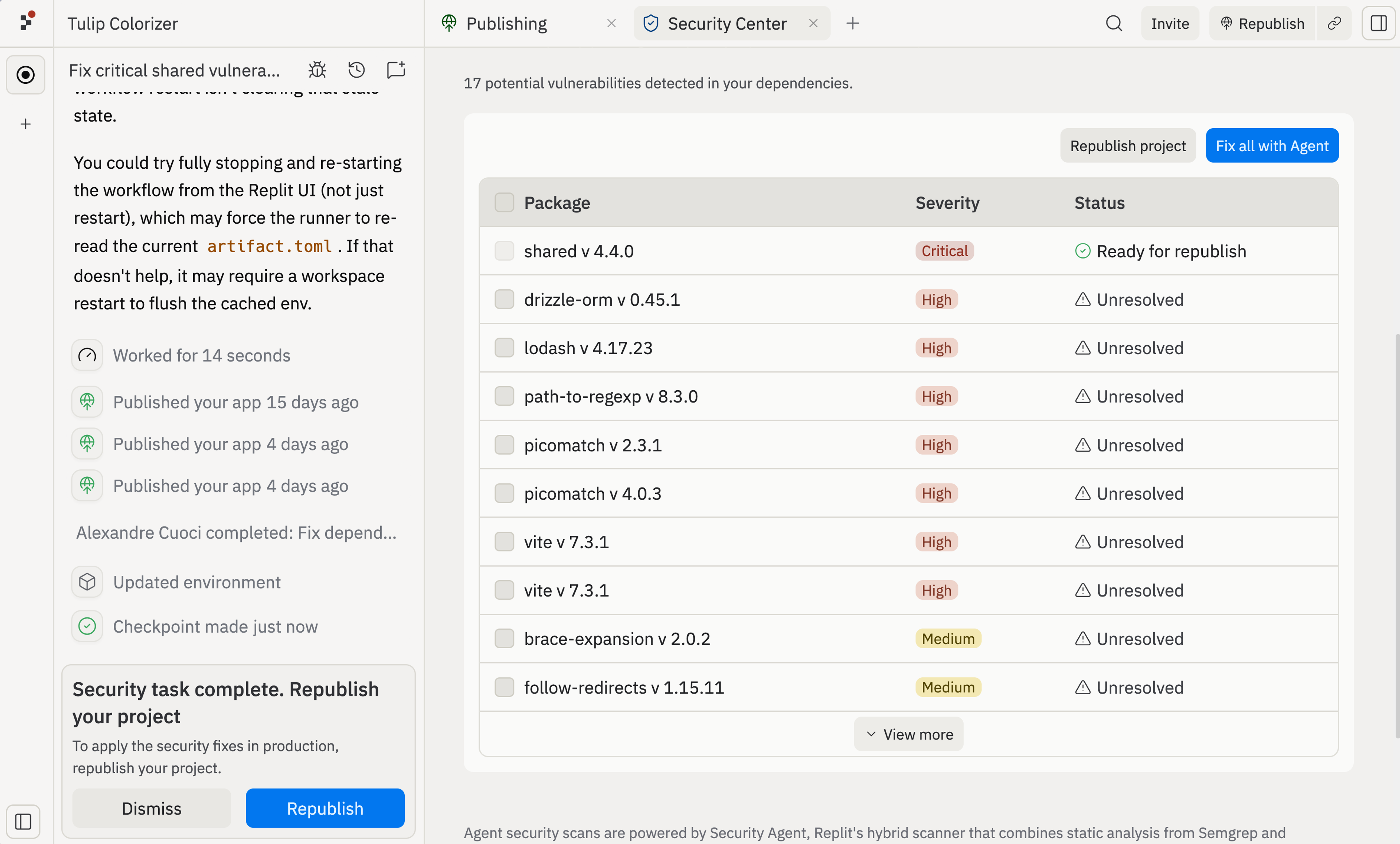 security pane