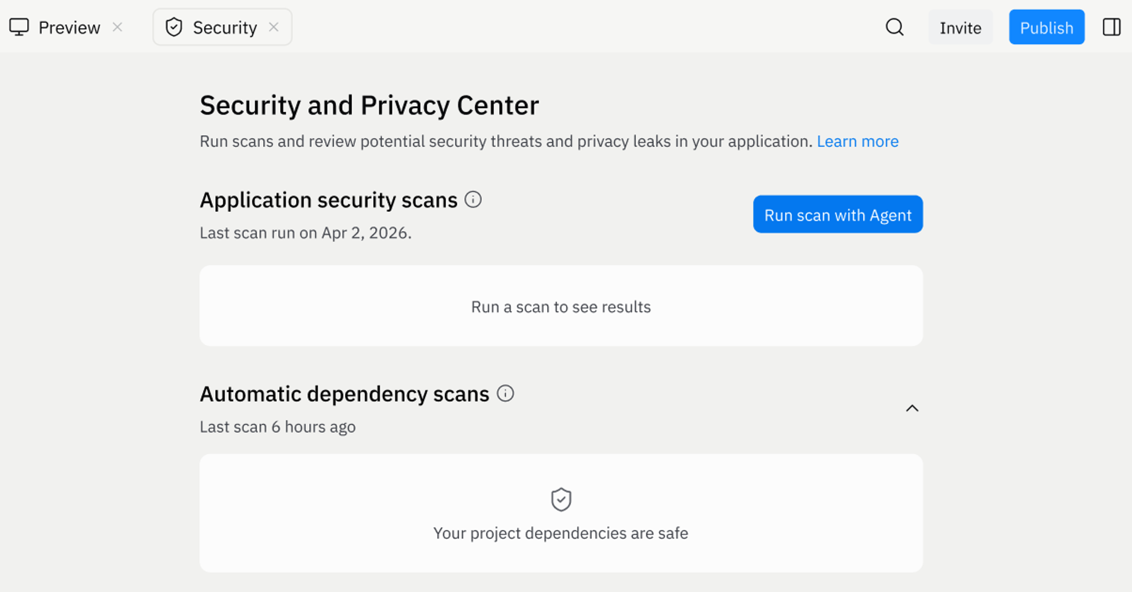 security and privacy center