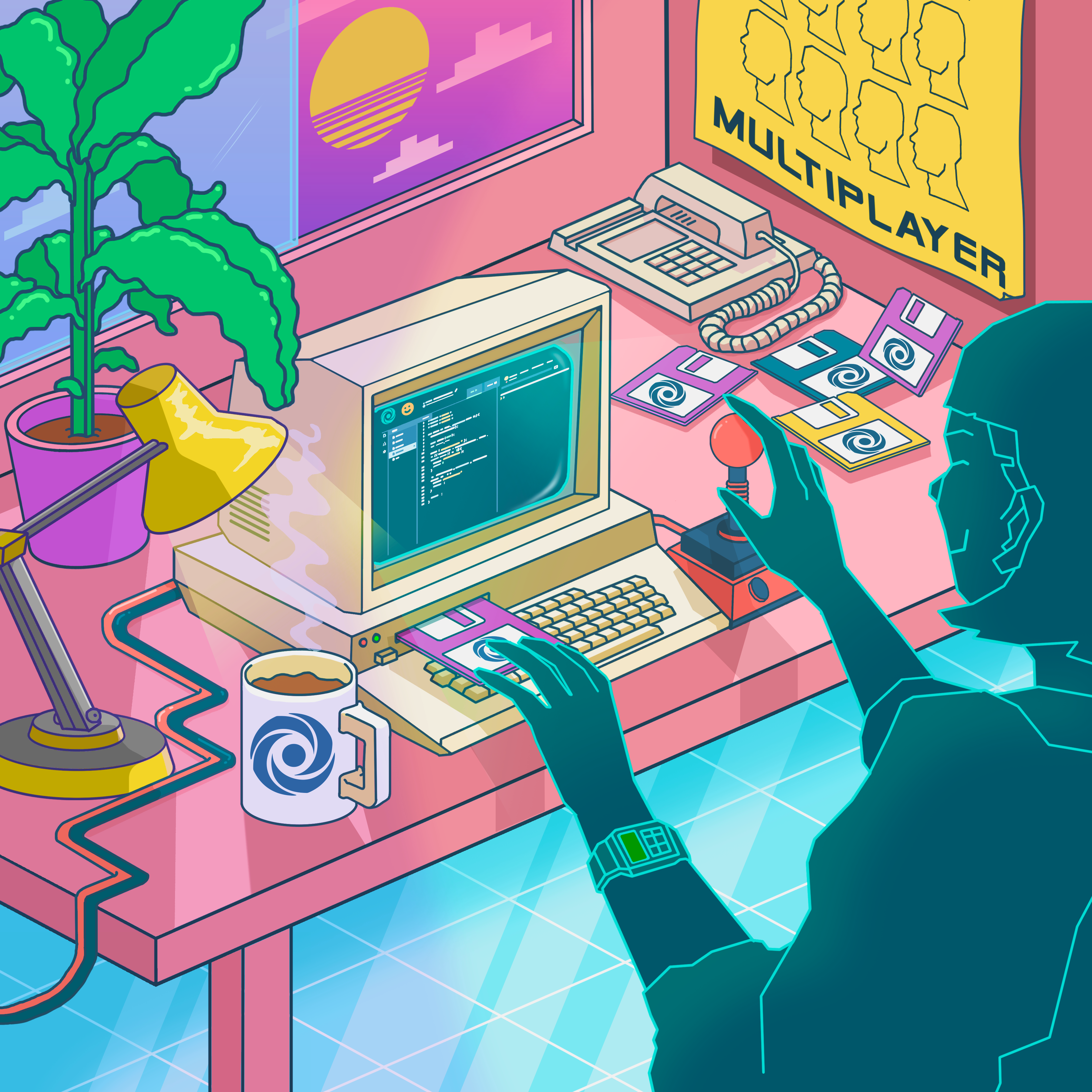 replit multiplayer art