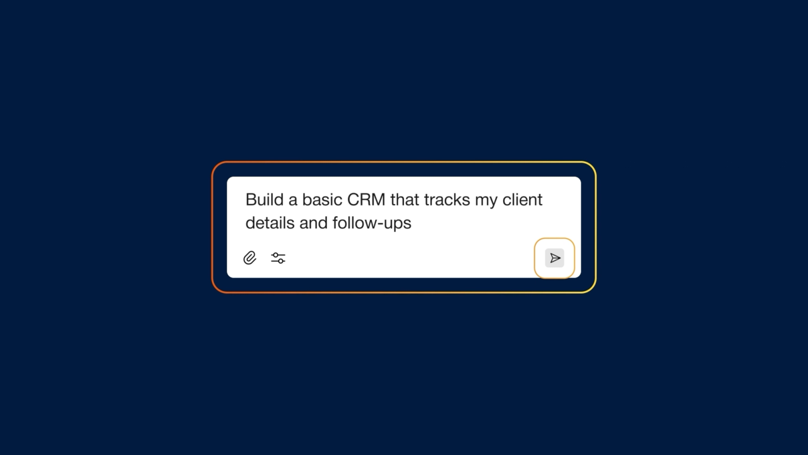 Custom CRM application interface built on Replit by a non-technical business owner, replacing off-the-shelf sales tools