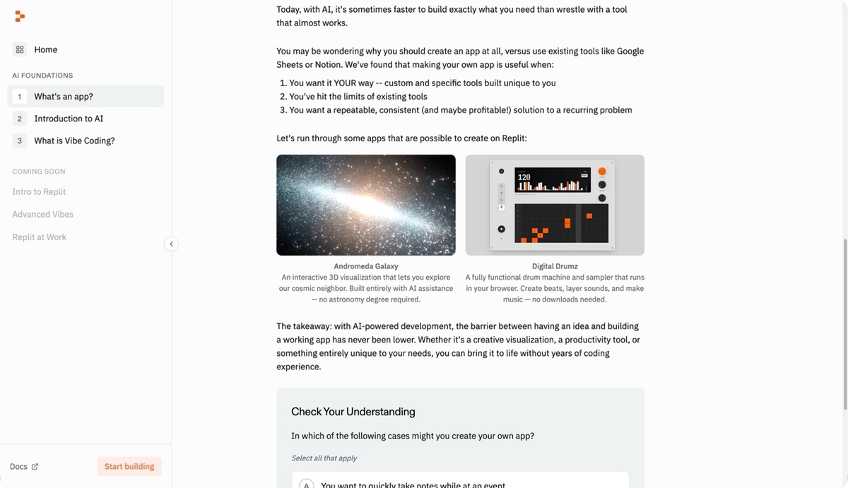 Replit Replit Learn Launches