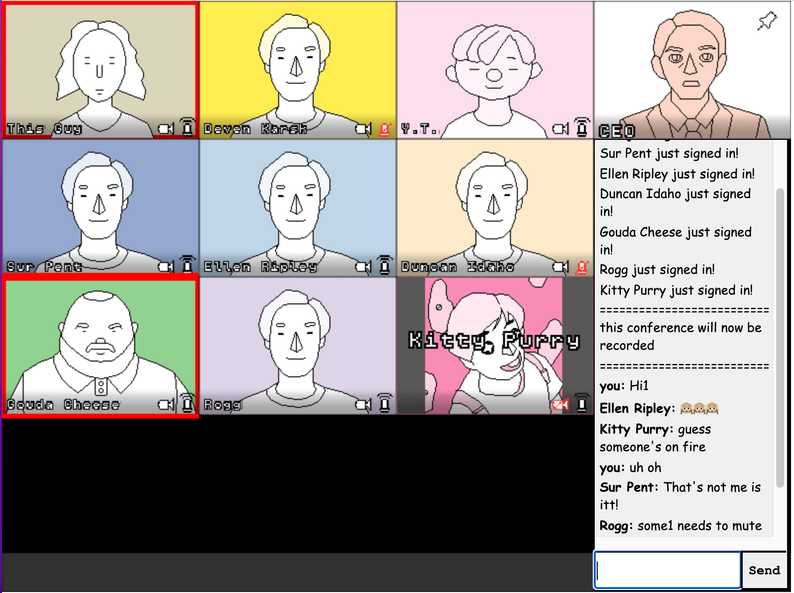 Meeting Woom screenshot