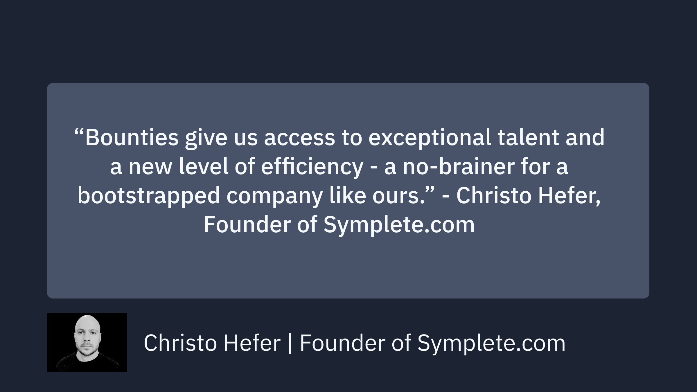 Christo-quote