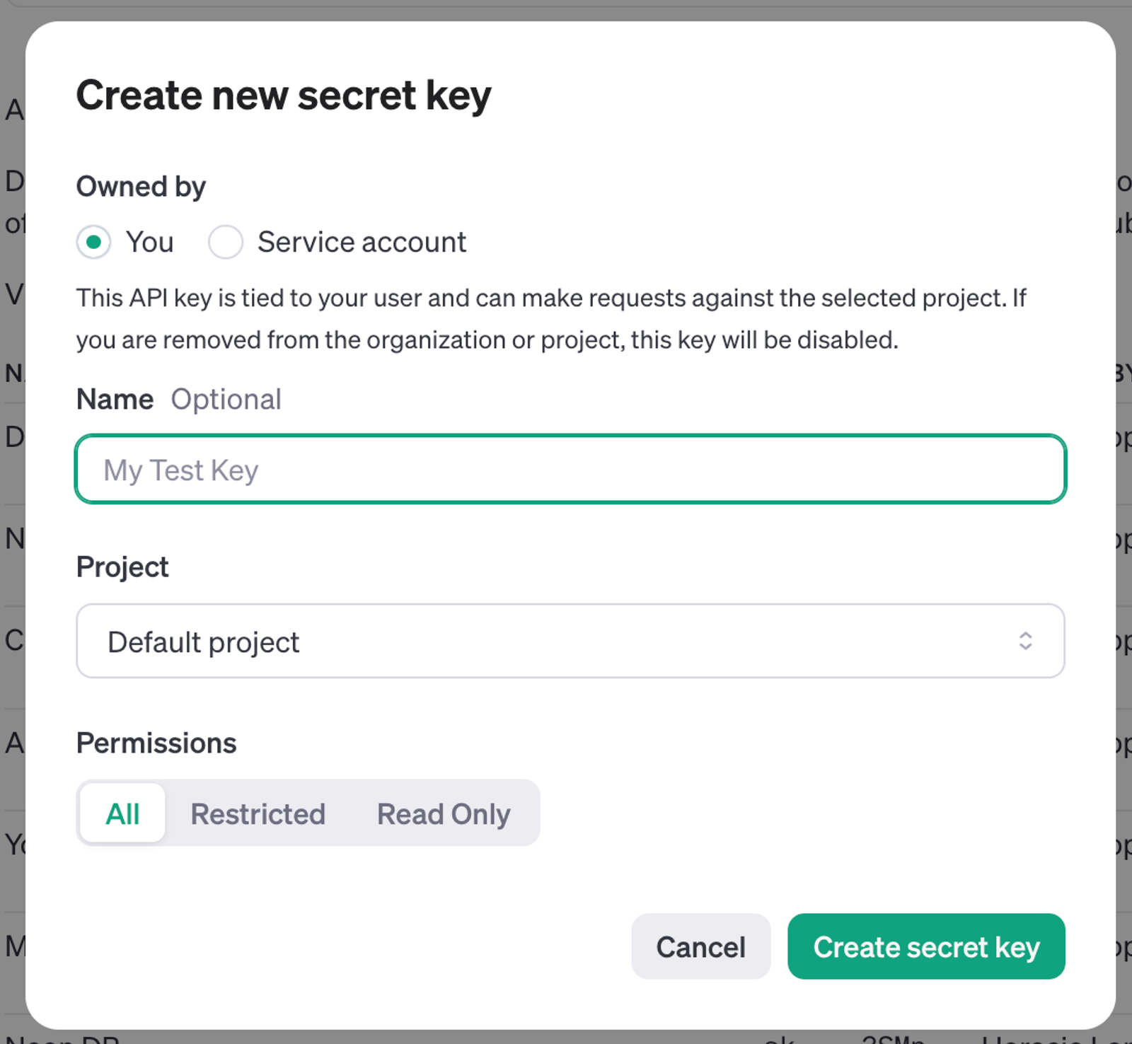 Secret Key Ui How to build a