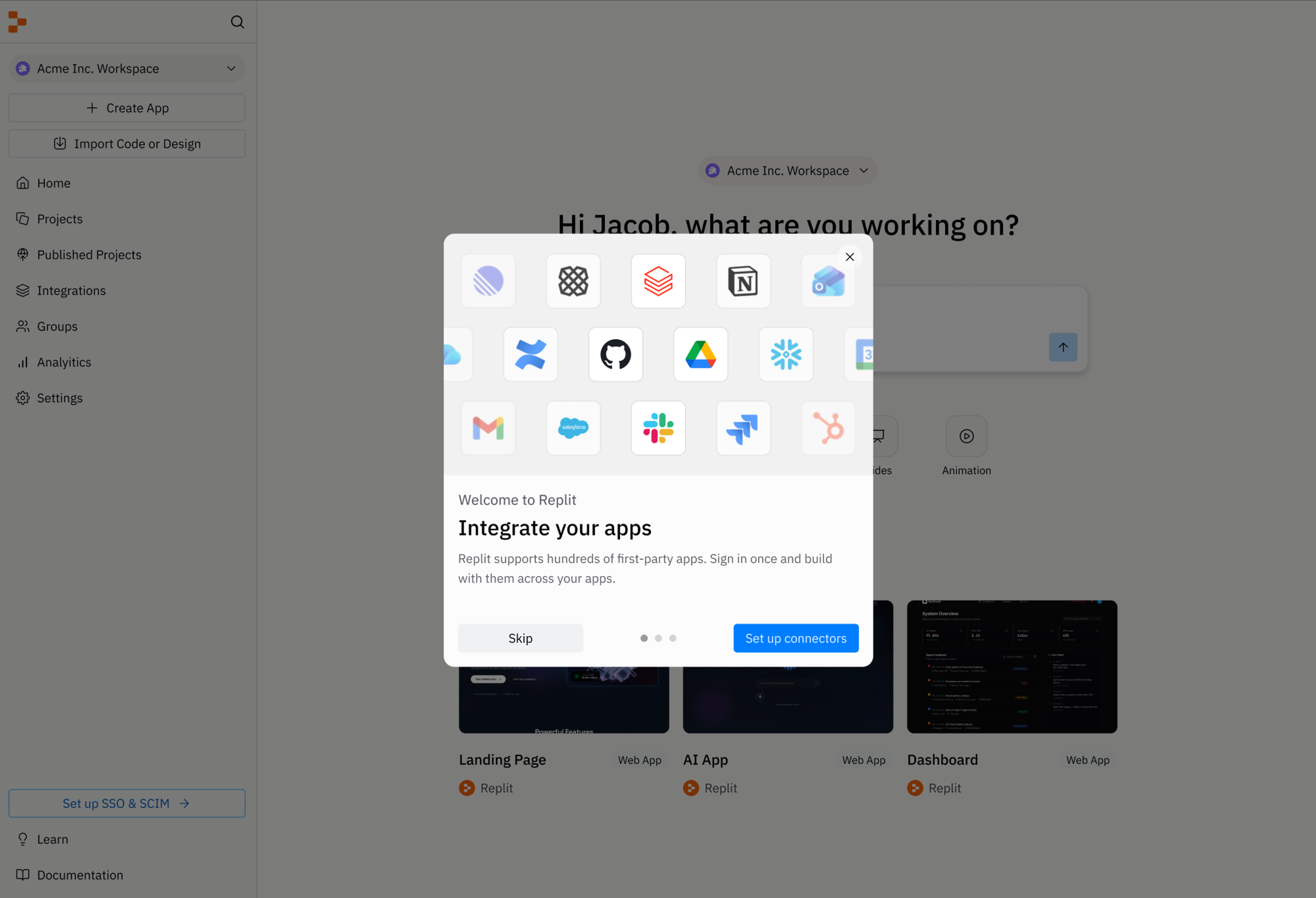 enterprise workspace example