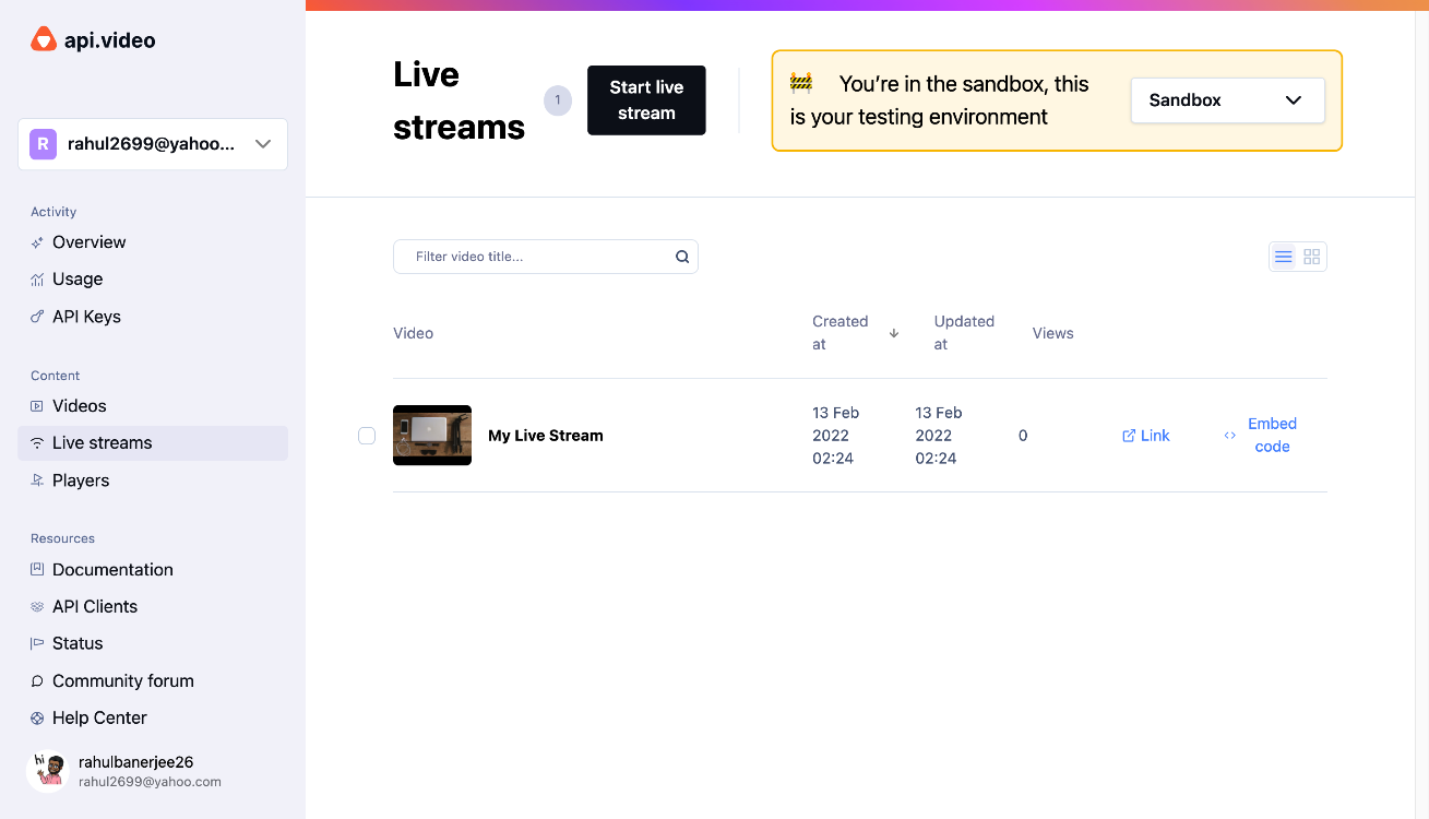 Dashboard