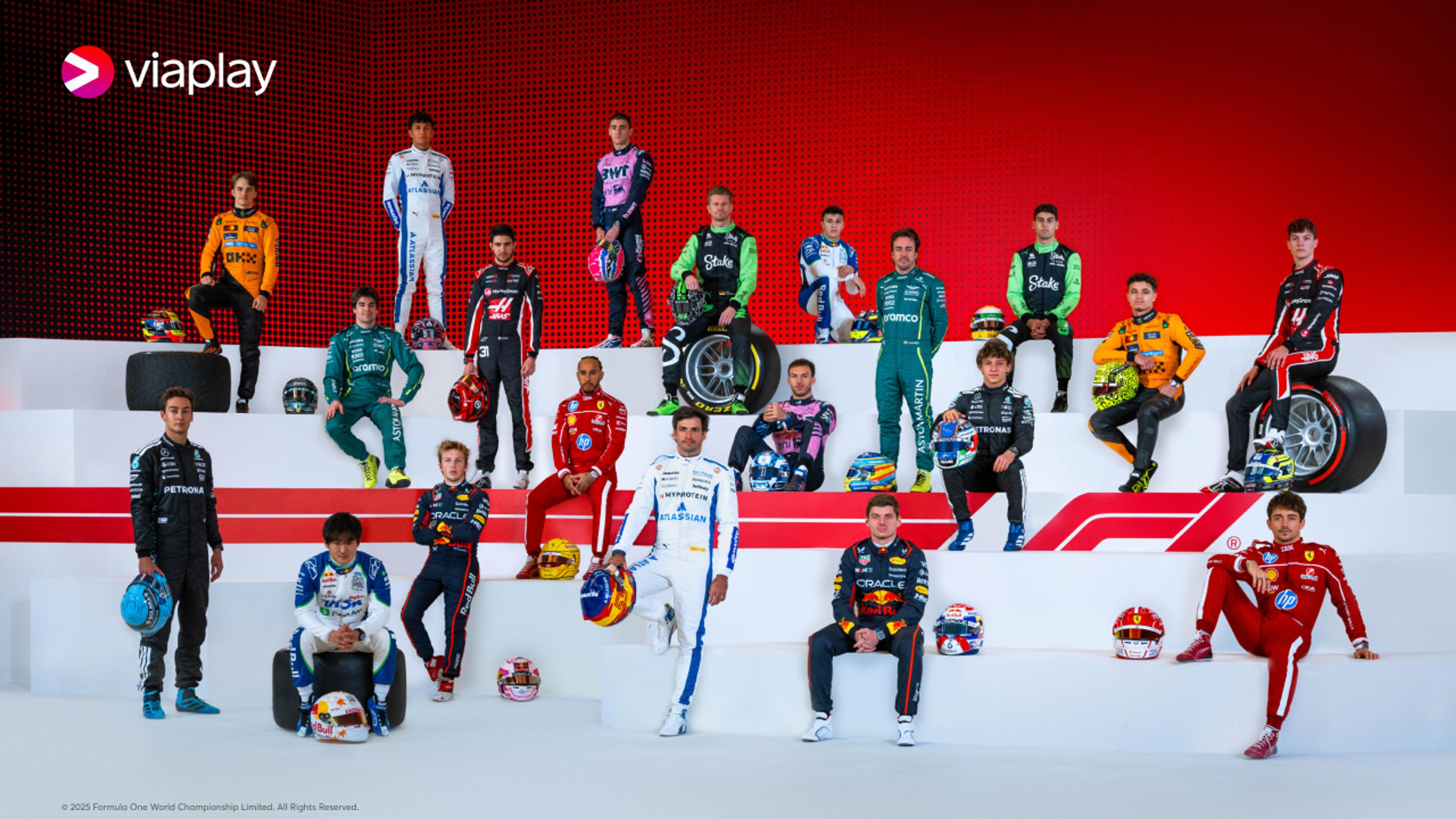 Bildet av alle førerne for Formel 1 sesongen 2025.