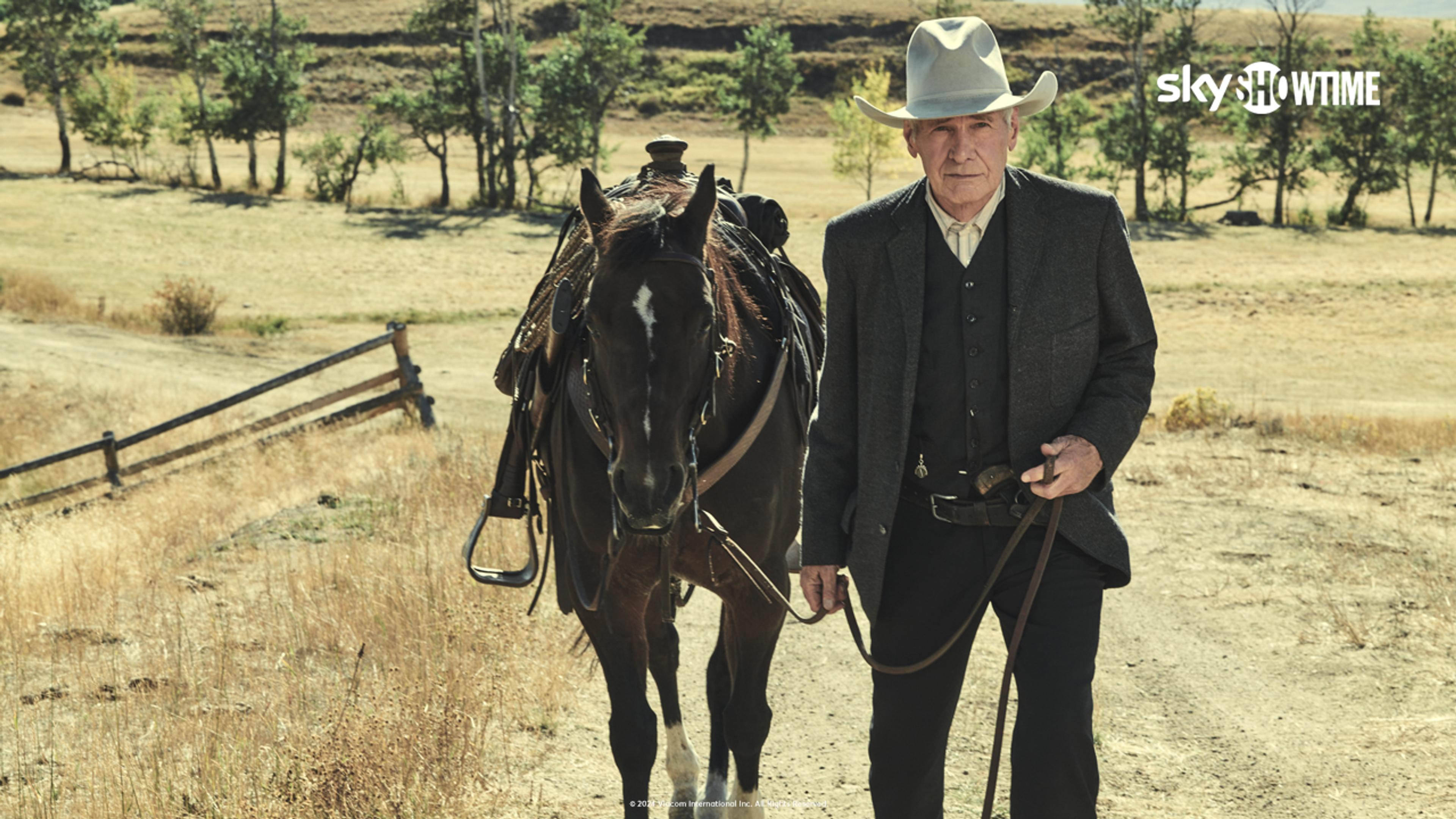 Harrison Ford i serien 1923 på SkyShowtime.