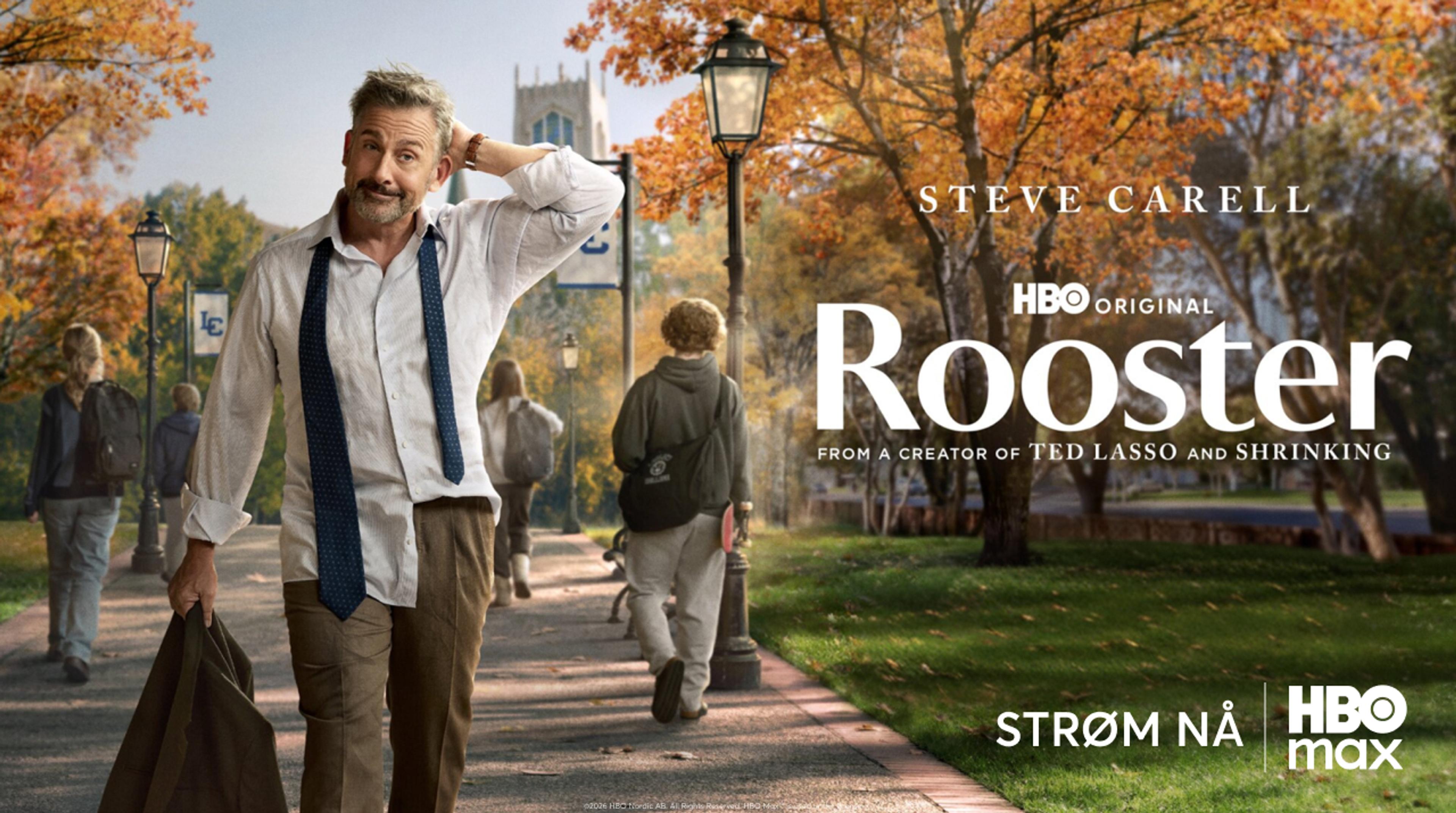 Grafikk for serien Rooster som du ser på HBO Max med Strim.