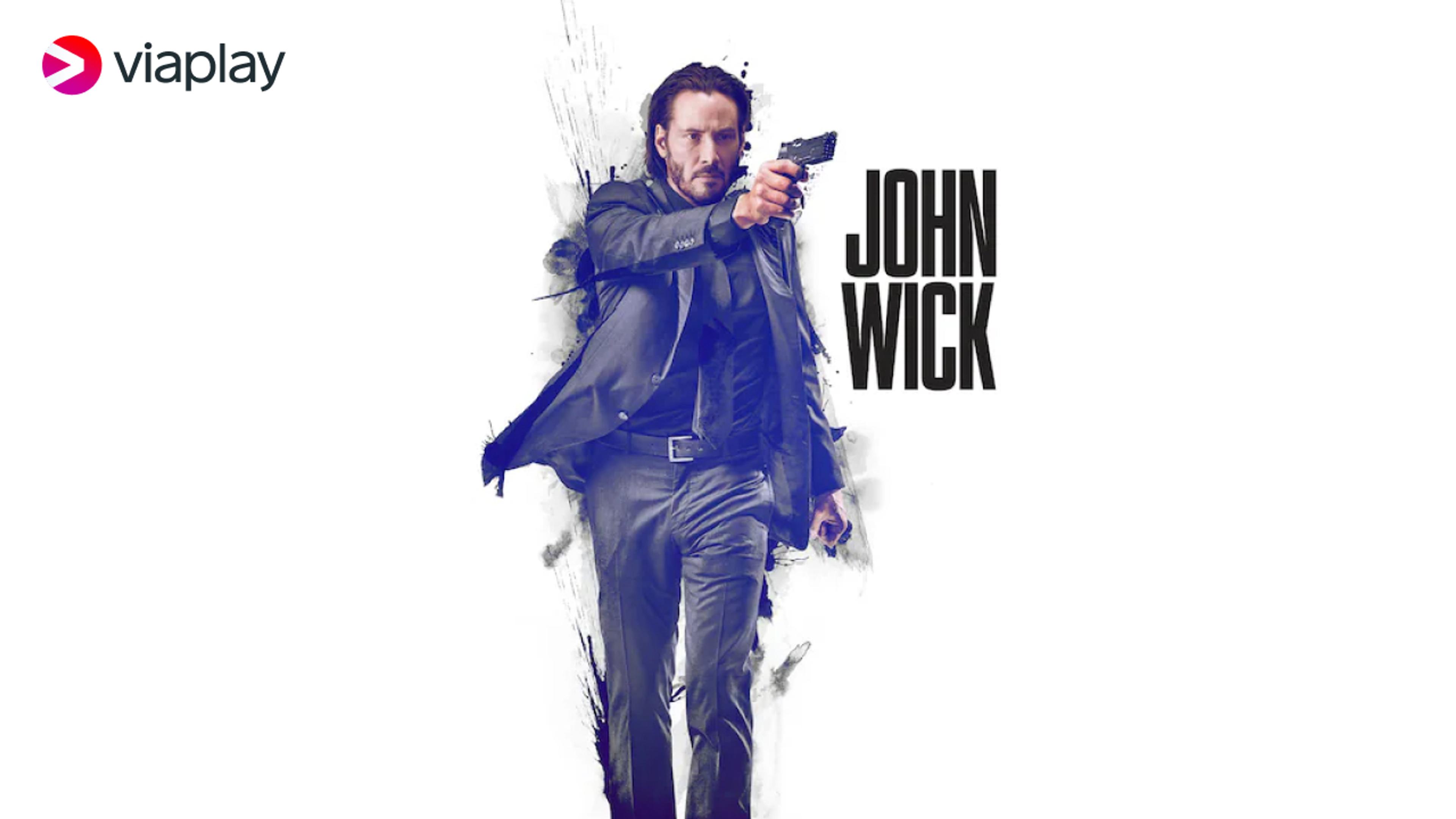 Grafikk for filmen John Wick som du ser på Viaplay med Strim.