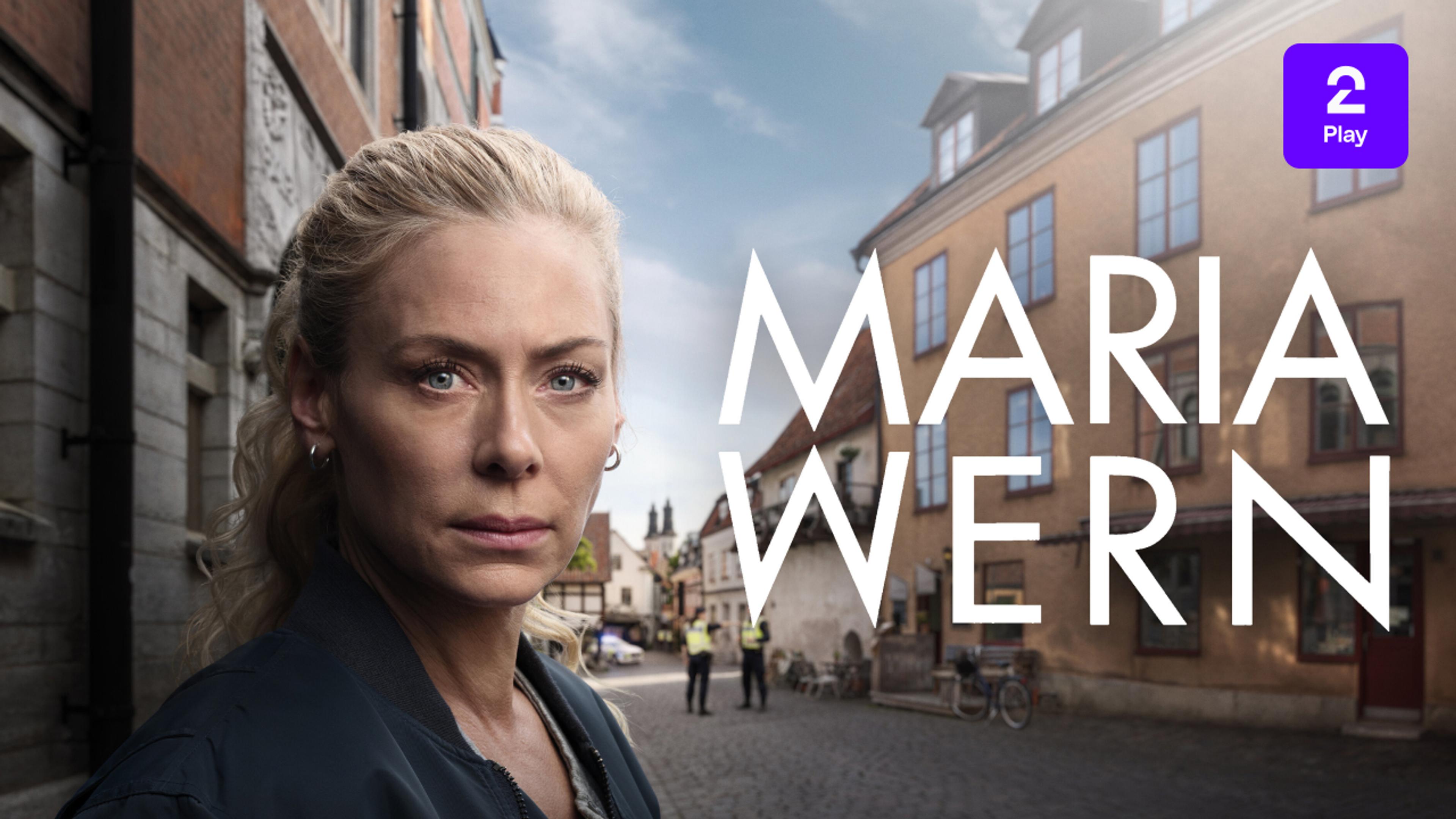 Grafikk for serien Maria Wern som du ser på TV 2 Play med Strim.