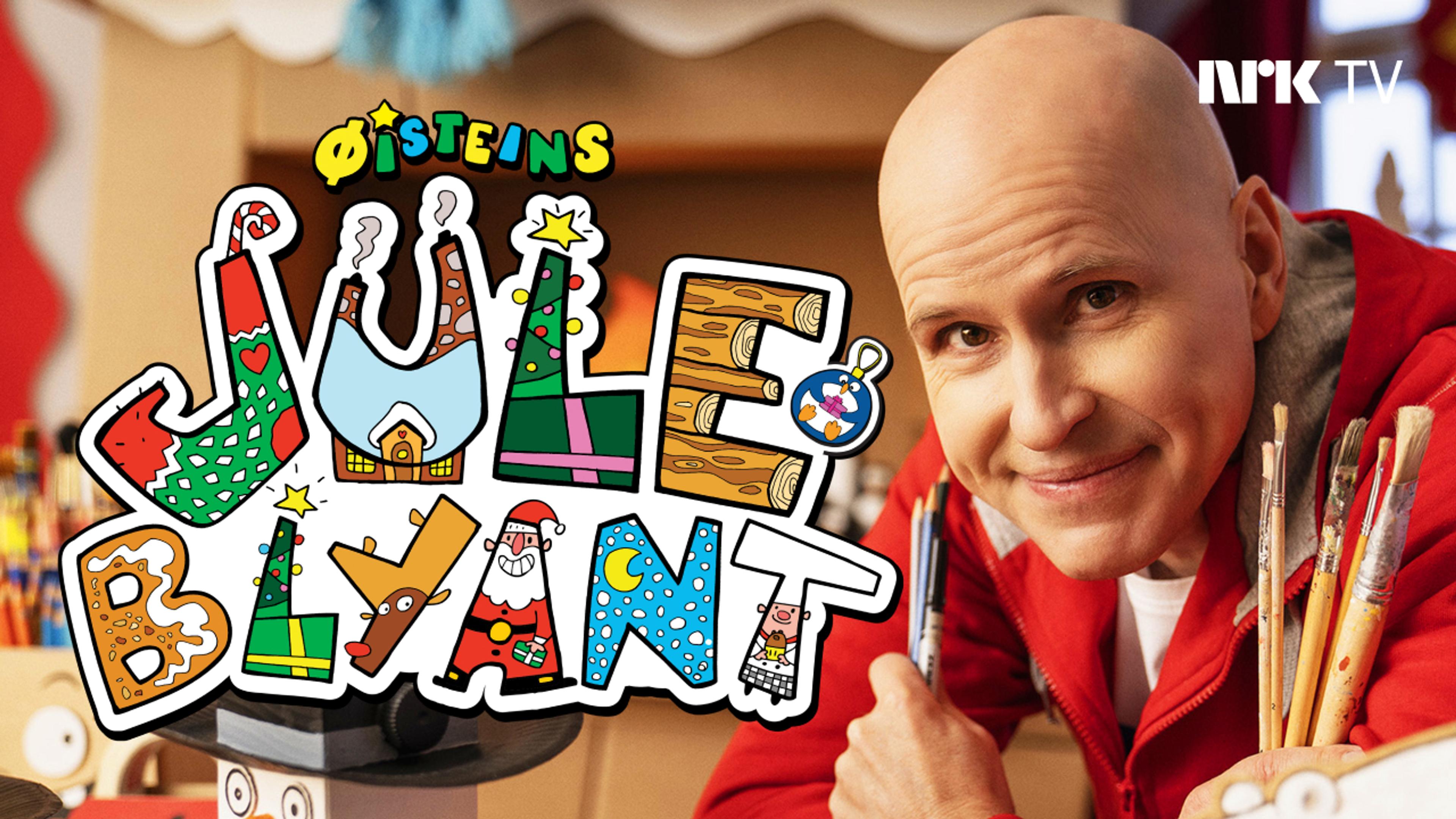 Grafikk for julekalenderen Juleblyant som du ser på NRK TV.