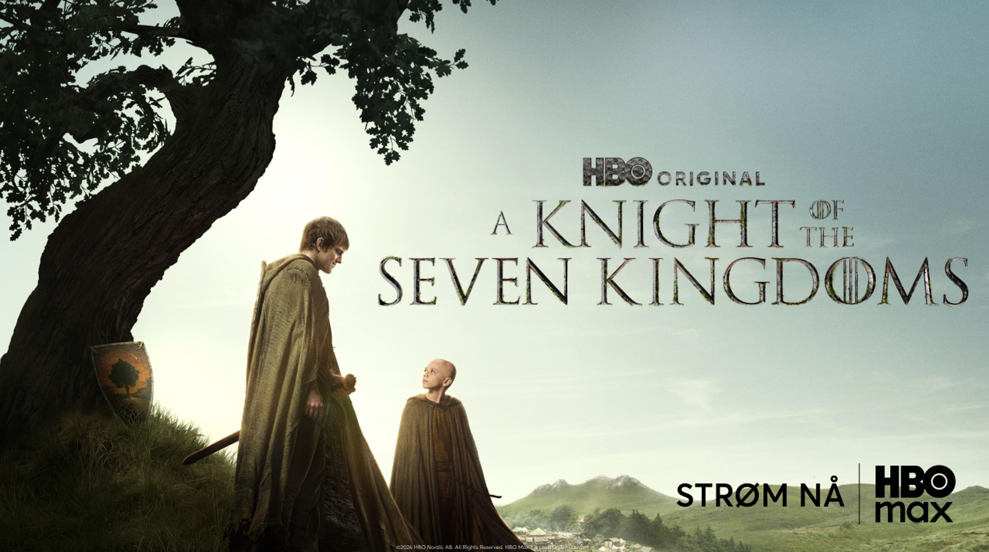 Grafikk for serien A Knight of the Seven Kingdoms som du ser på HBO Max med Strim.