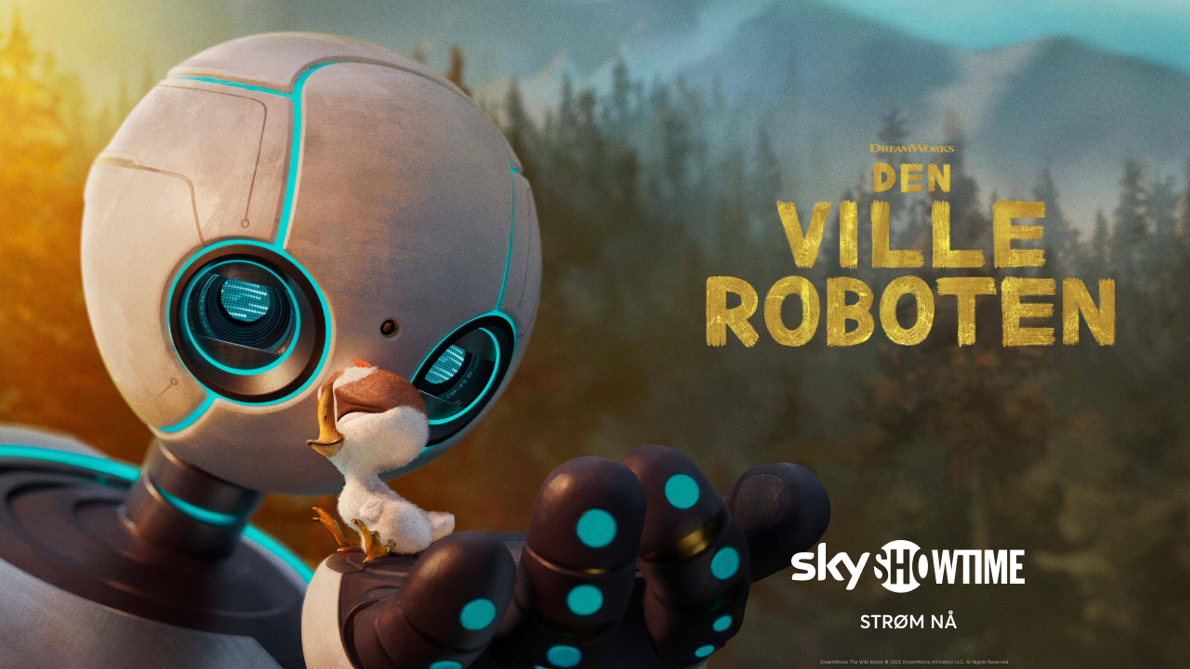 Posterbilde fra filmen Den ville roboten som du kan se på SkyShowtime via Strim.