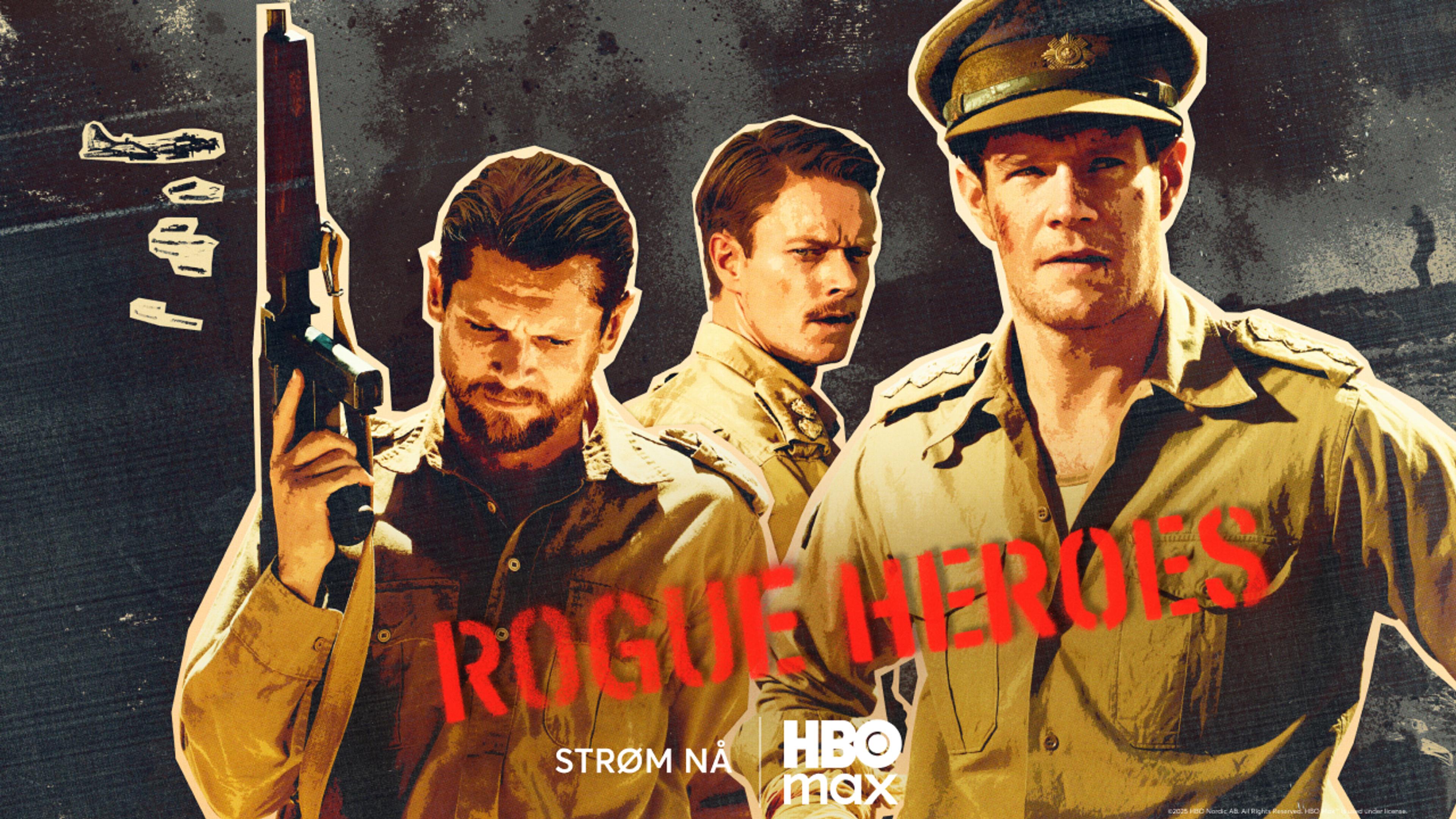 Grafikk for serien Rouge Heroes som du ser på HBO Max med Strim.