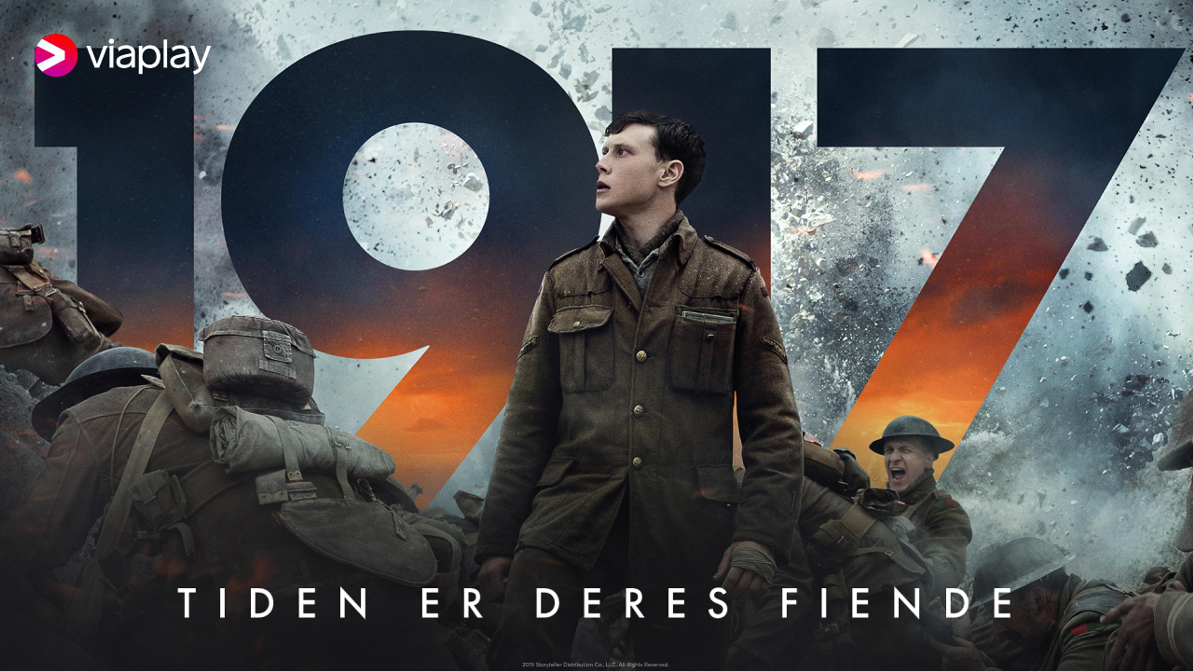 Grafikk for filmen 1917 som du ser på Viaplay med Strim.