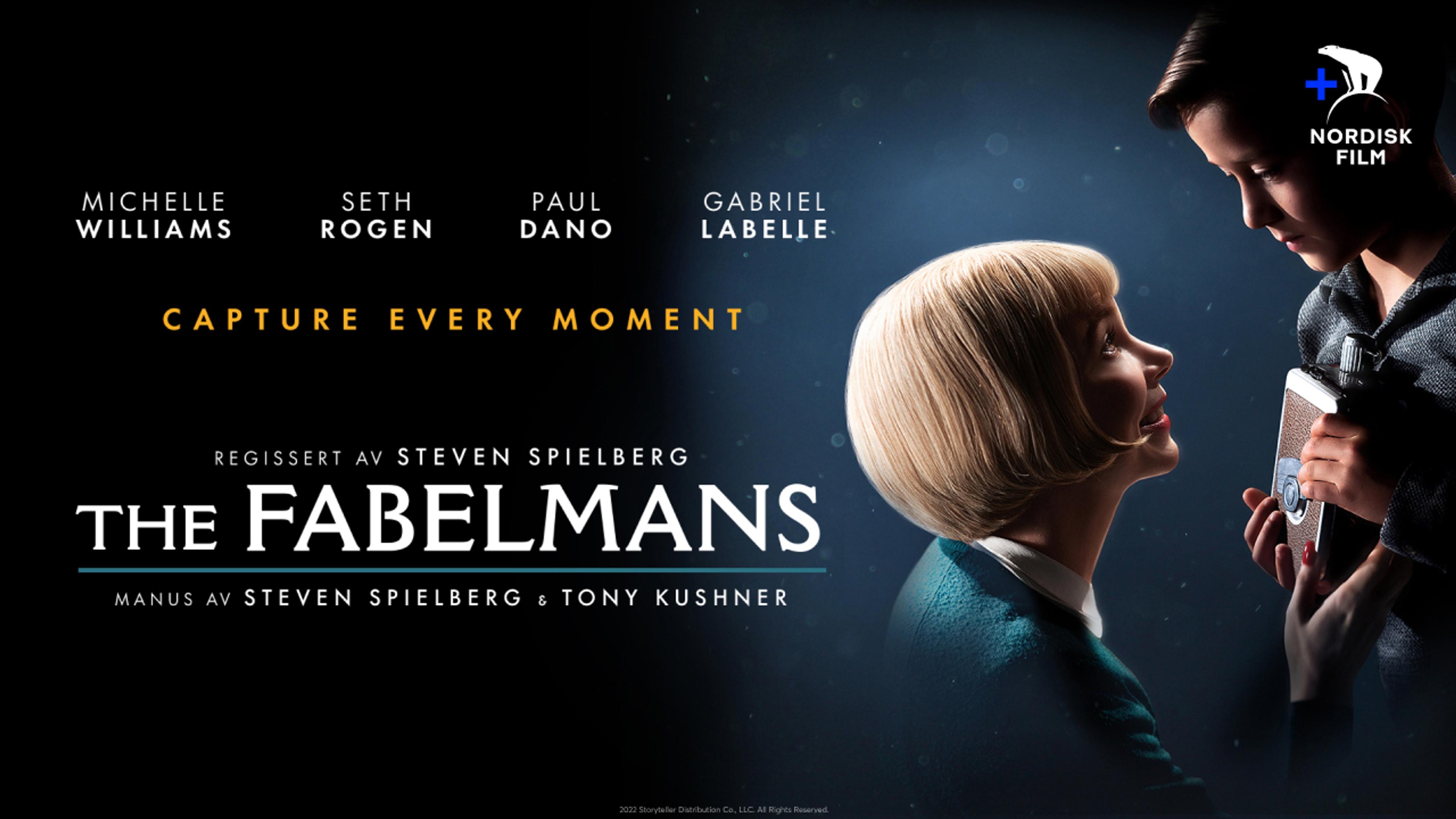 Grafikk for filmen The Fabelmans som du ser på Nordisk Film+ med Strim.