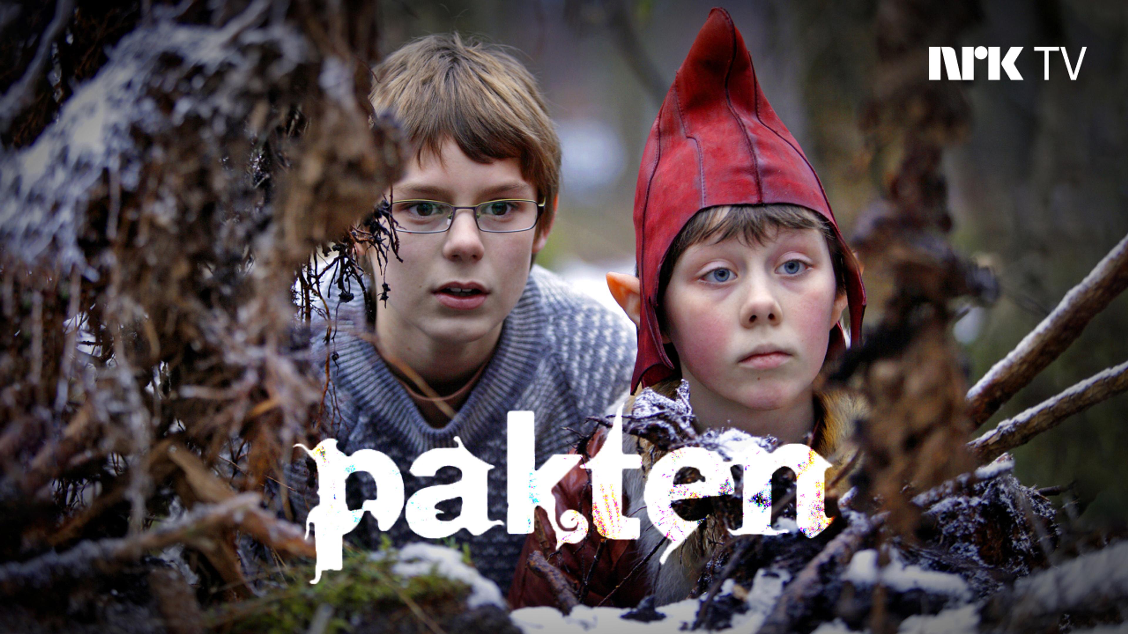 Grafikk for julekalenderen Pakten som du ser på NRK TV.