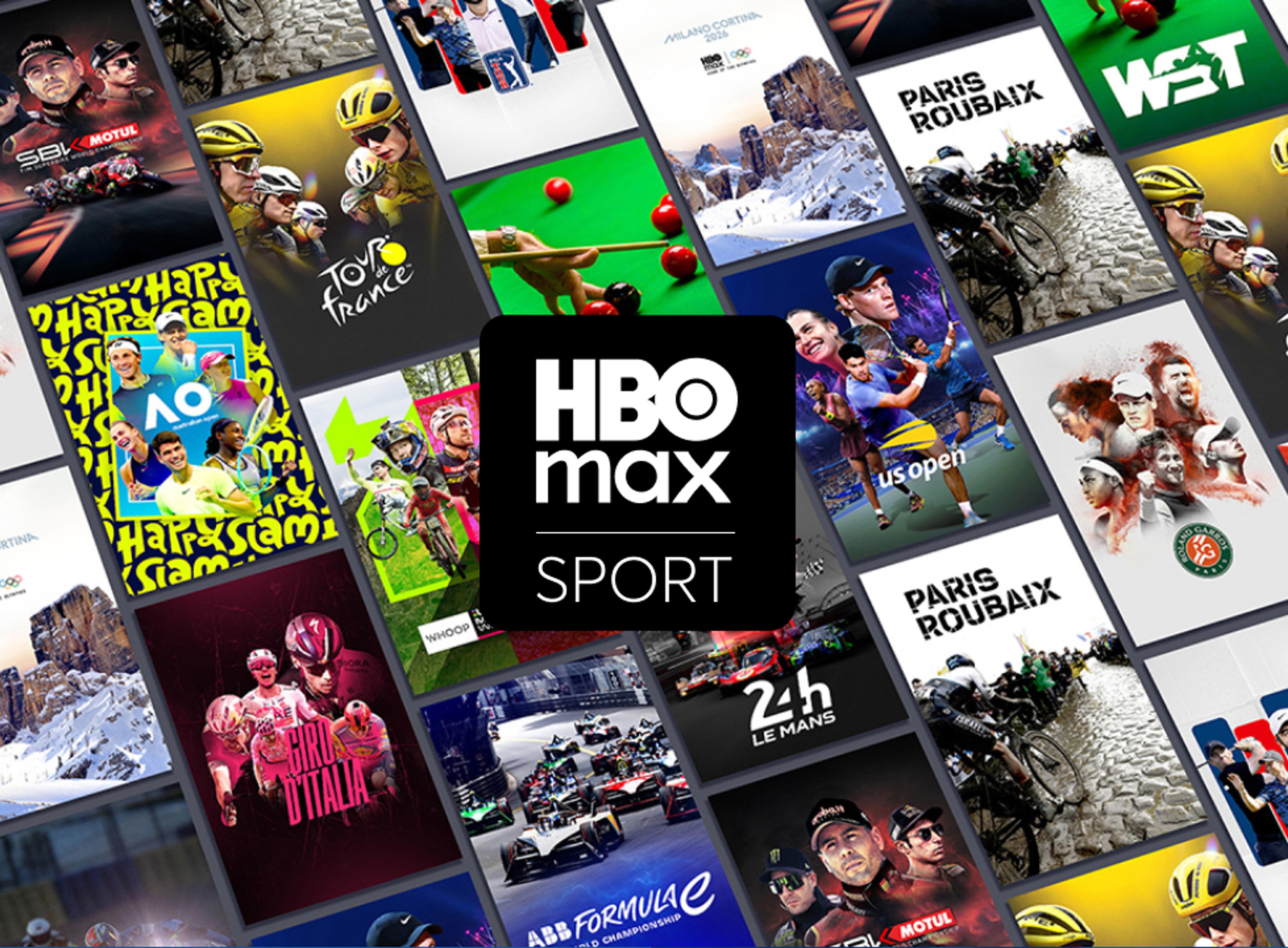 Årets Grand-Slam turneringer og mye annen sport ser du med HBO Max via Strim.