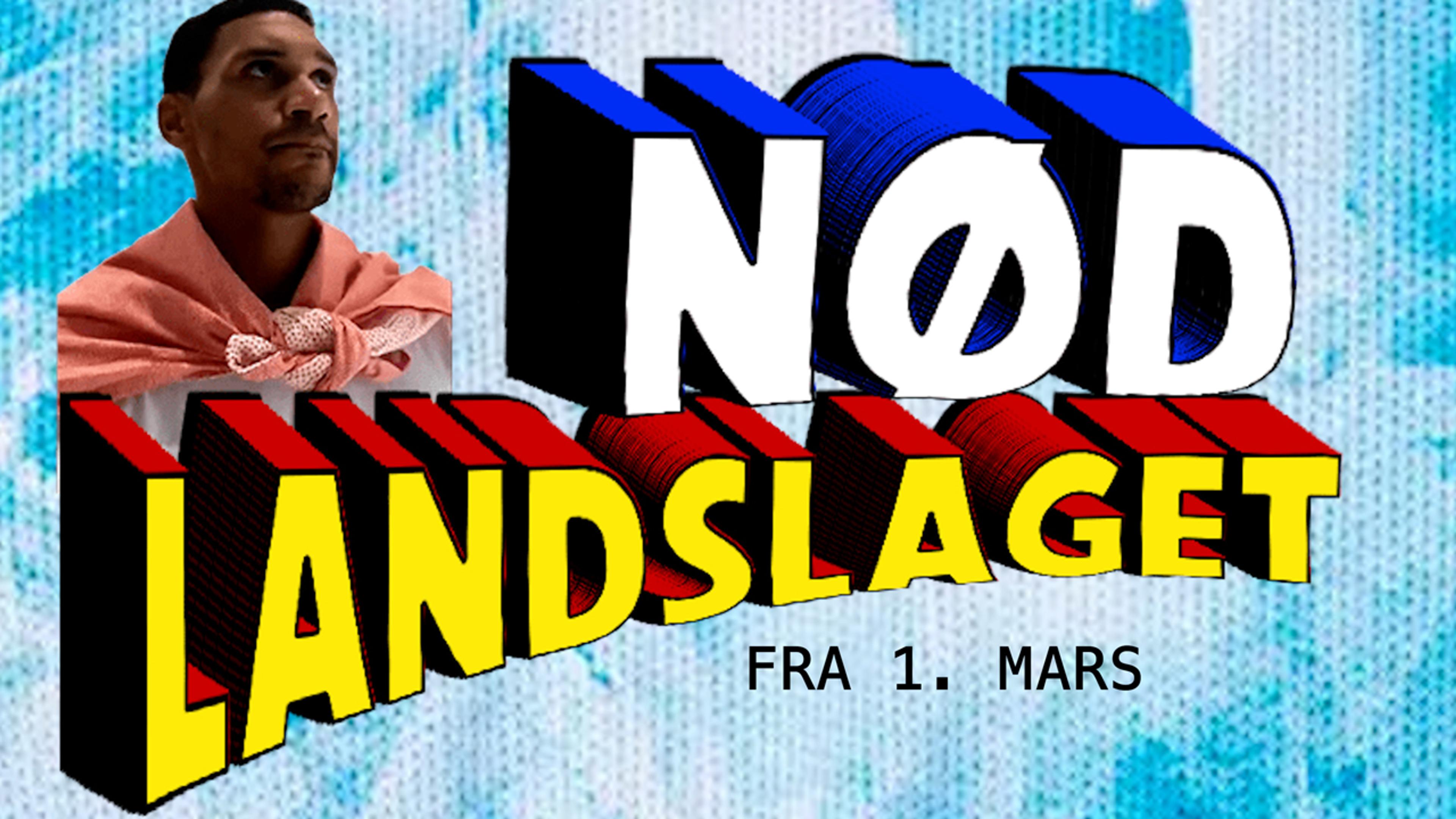 Promobanner for dokumentaren Nødlandslaget av FotballTV, Strim og RiksTV.