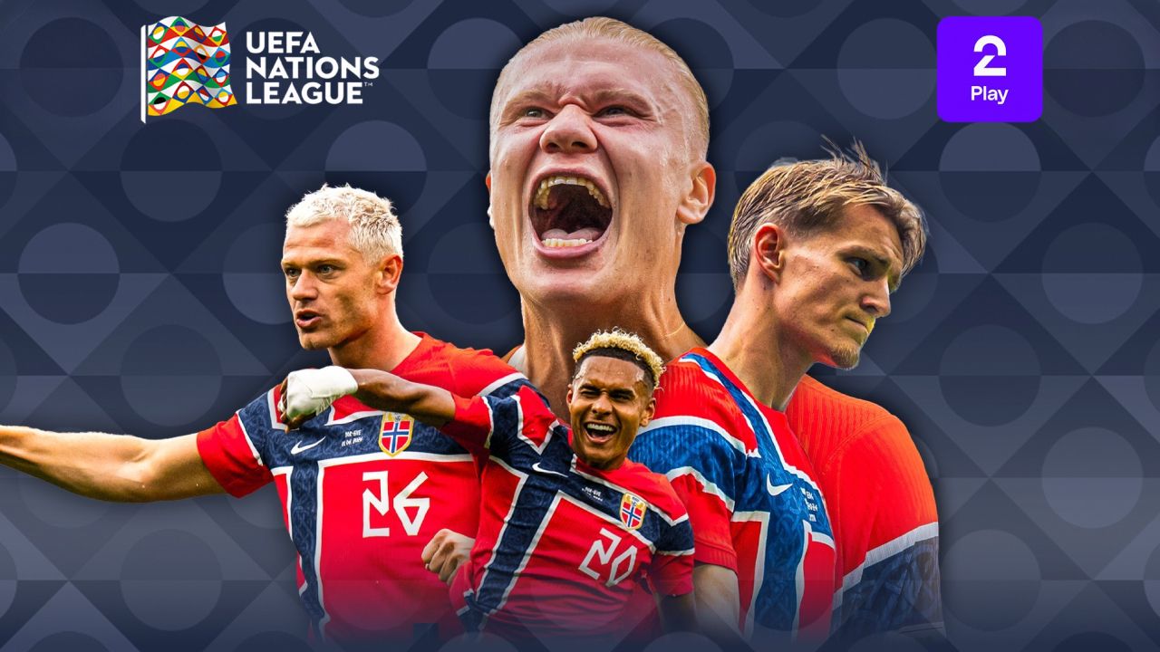 Grafikk for Nations League-kampen mellom Norge og Danmark.