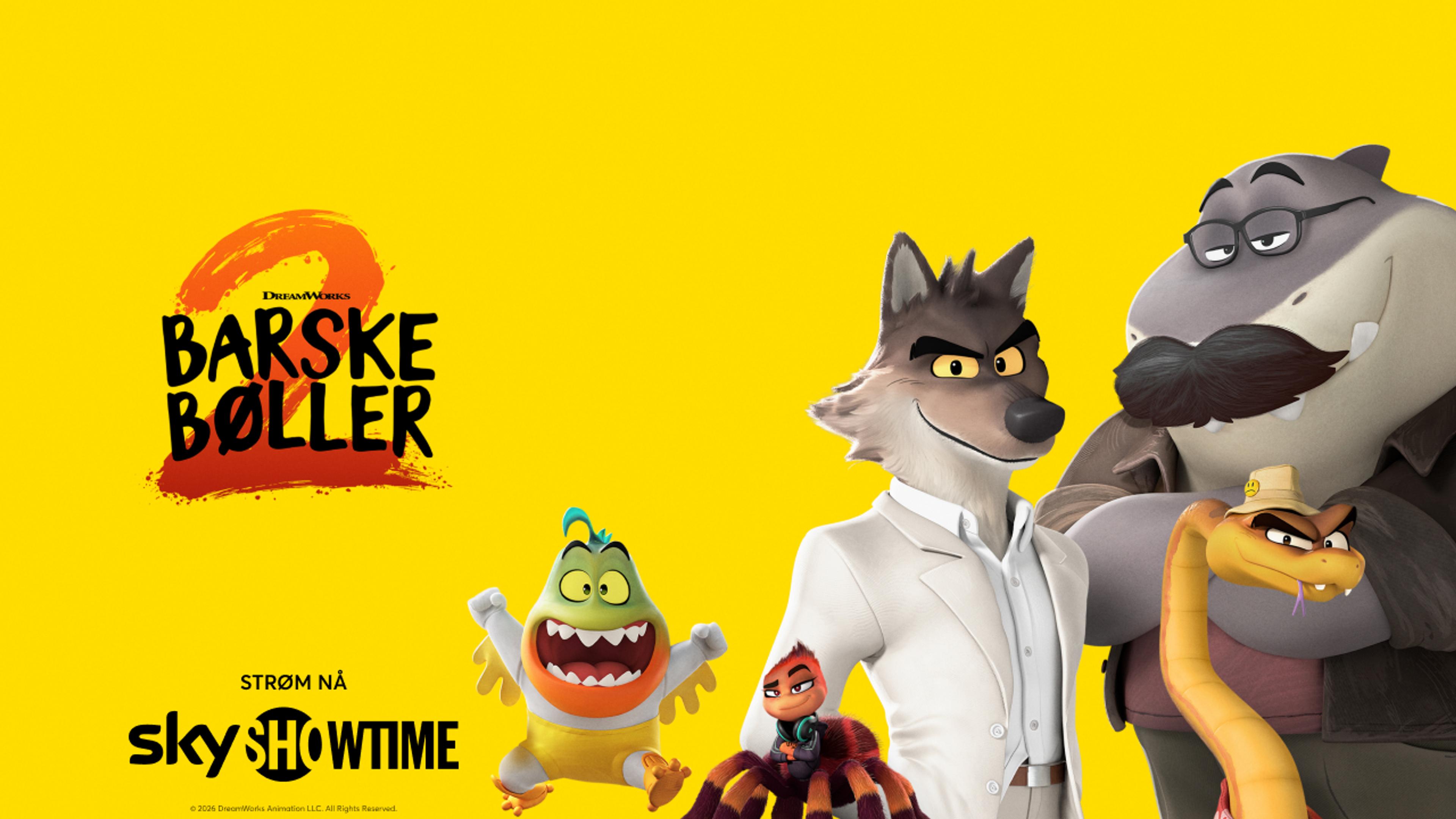 Grafikk for filmen Barske Bøller 2 som du ser på SkyShowtime med Strim.