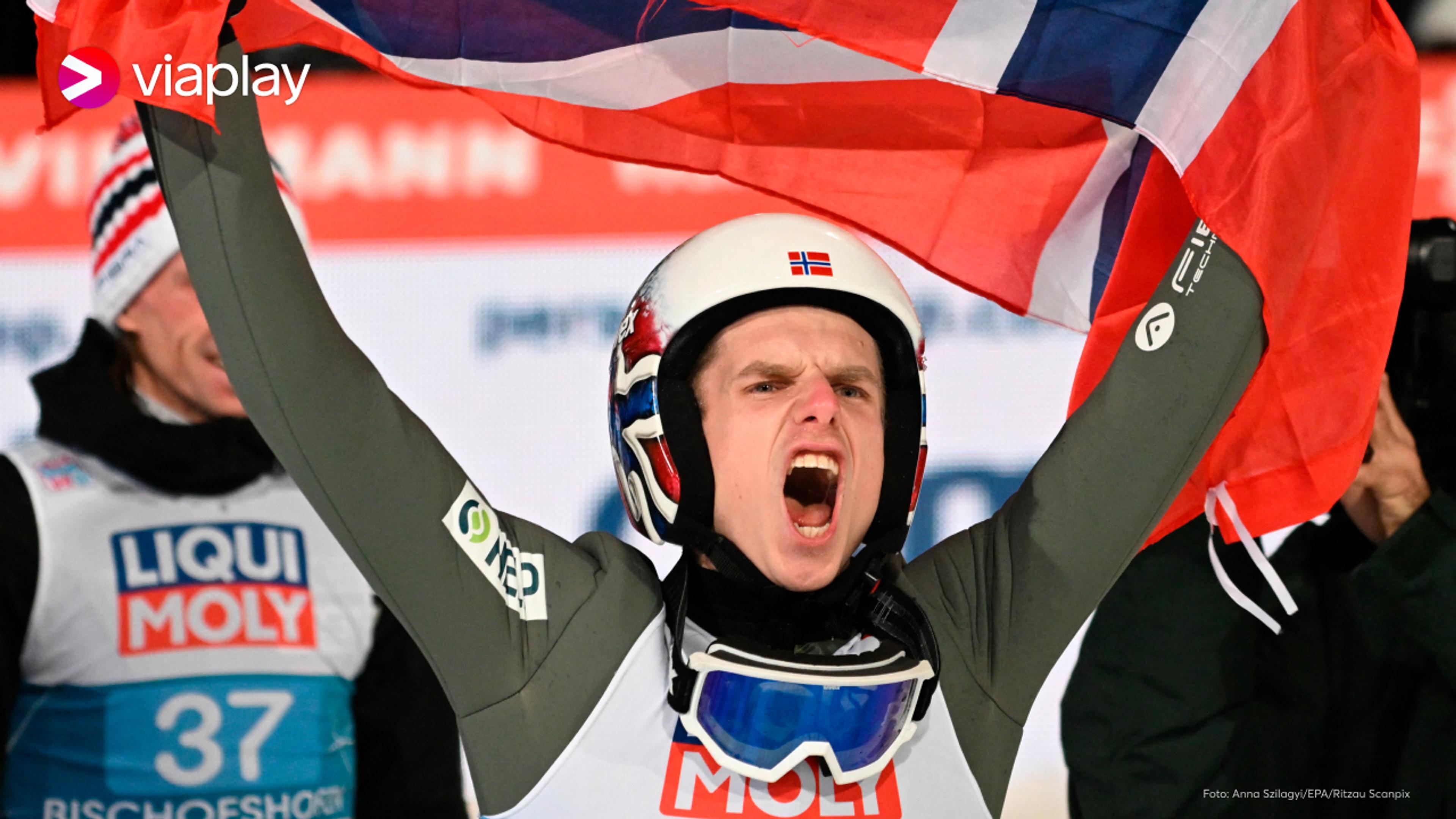 Vintersporten med hopp ser du på Viaplay med Strim i år.