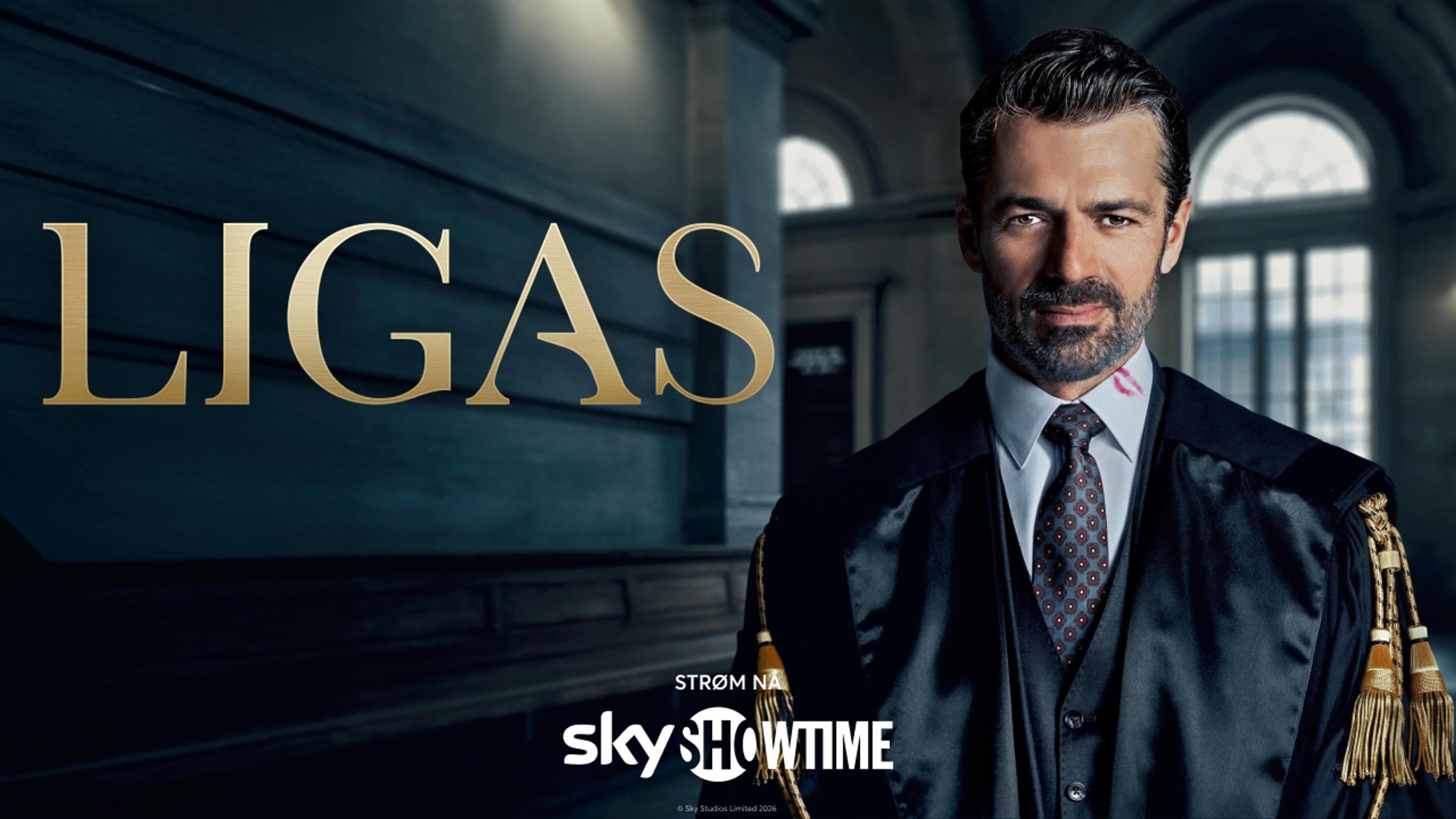 Grafikk for serien Ligas som du ser på SkyShowtime med Strim.