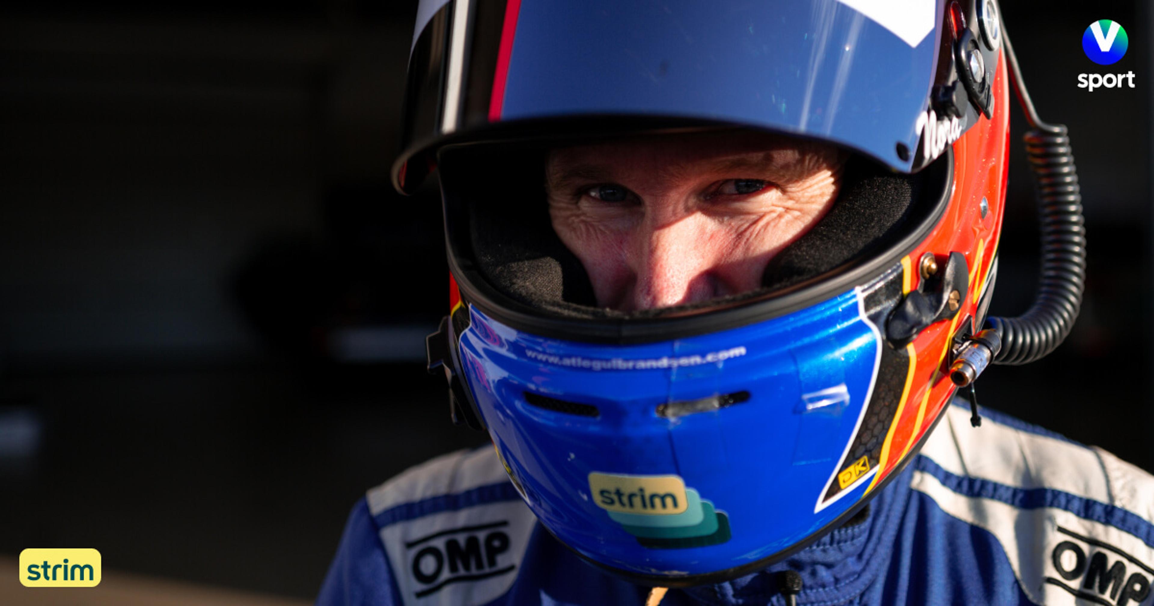 Bilde av Atle Gulbrandsen på kjøretur med Strim.