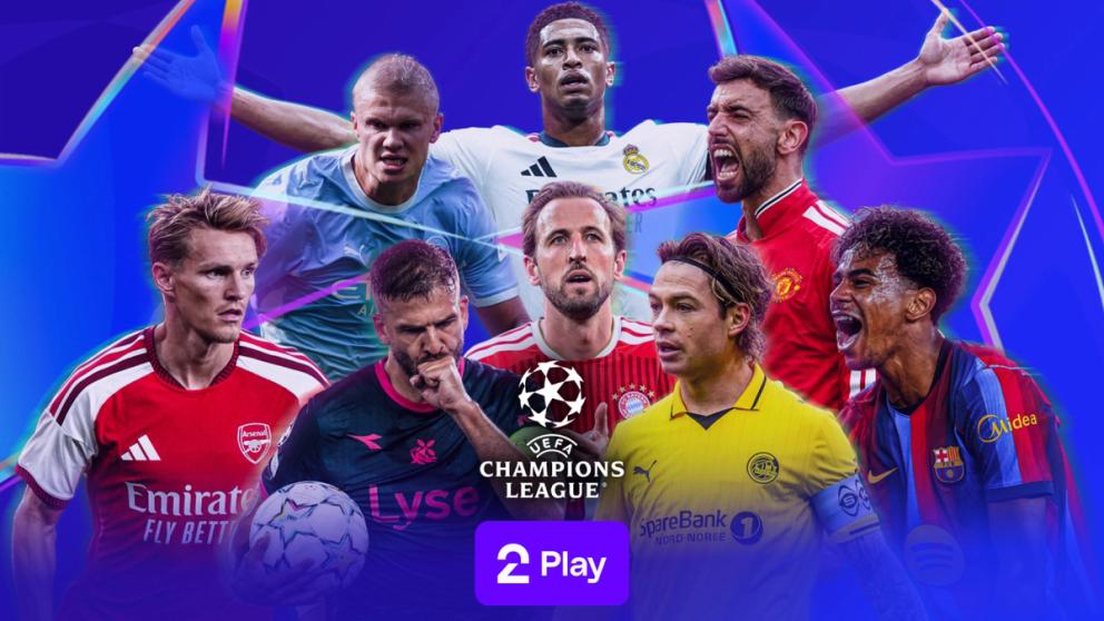 Kjente fjes klare for årets Champions League sesong som du ser på TV 2 Play med Strim.