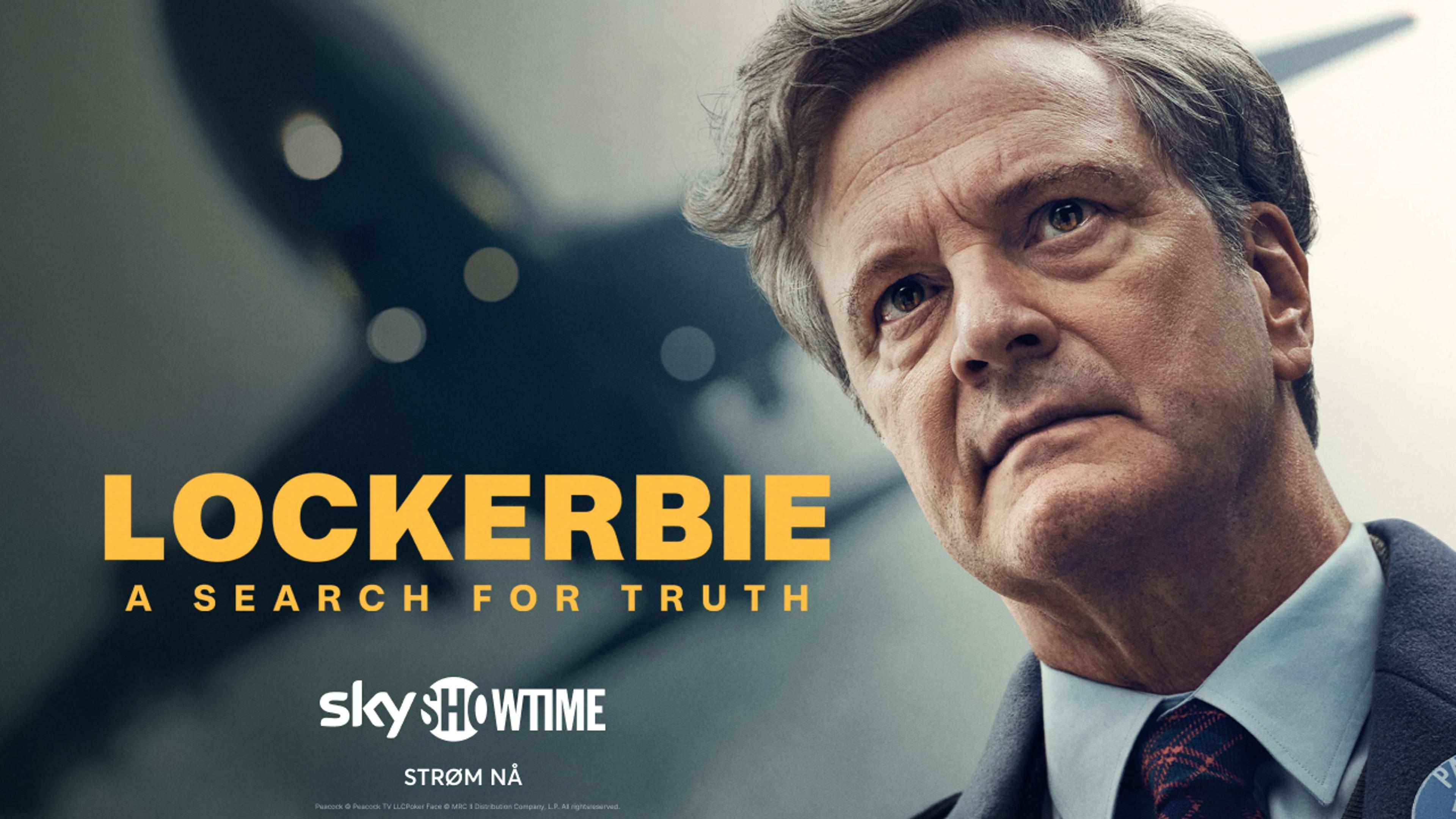 Grafikk for serien Lockerbie som du ser på SkyShowtime med Strim.