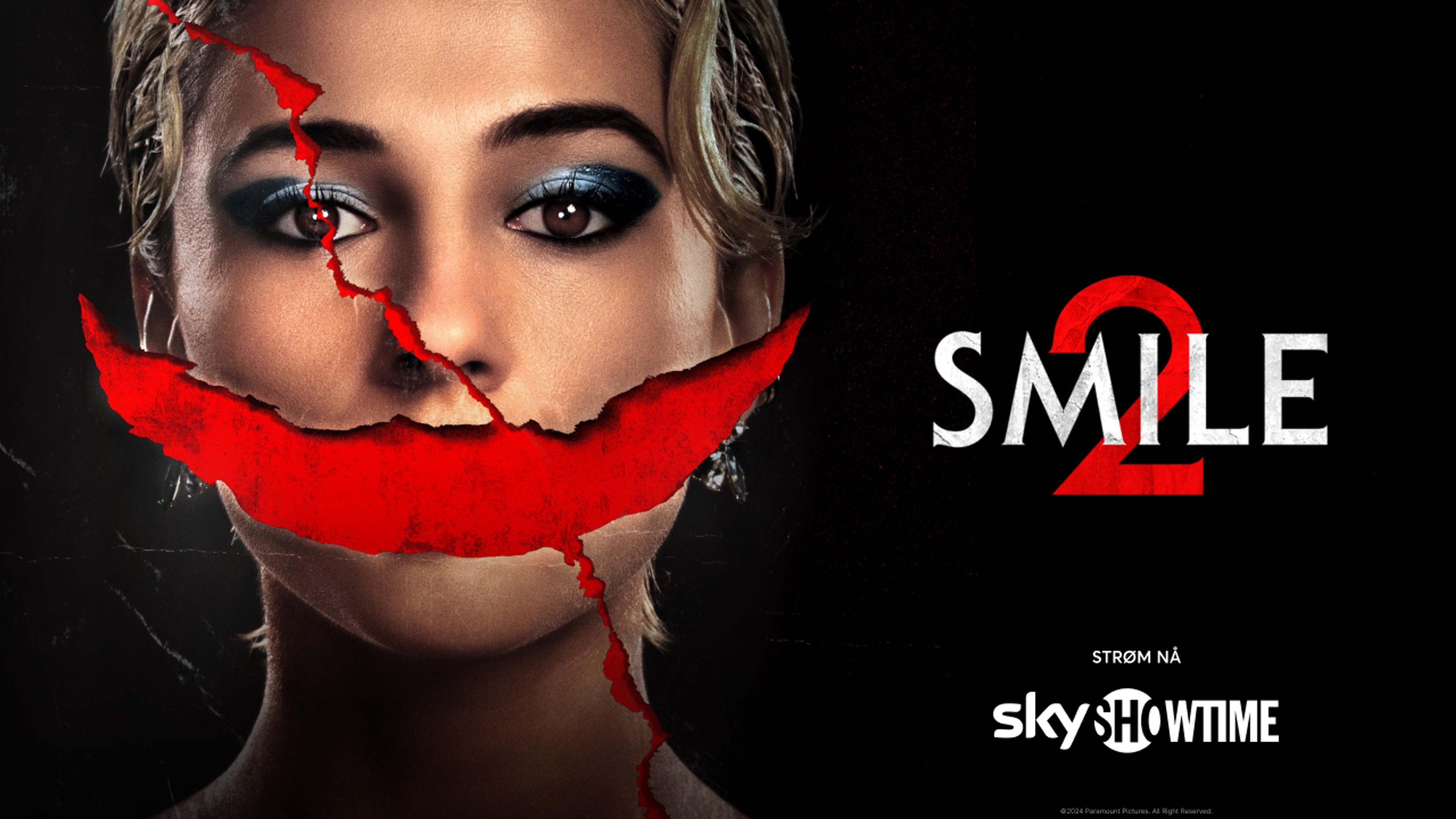 Grafikk for serien Smile 2 som du ser på SkyShowtime med Strim.