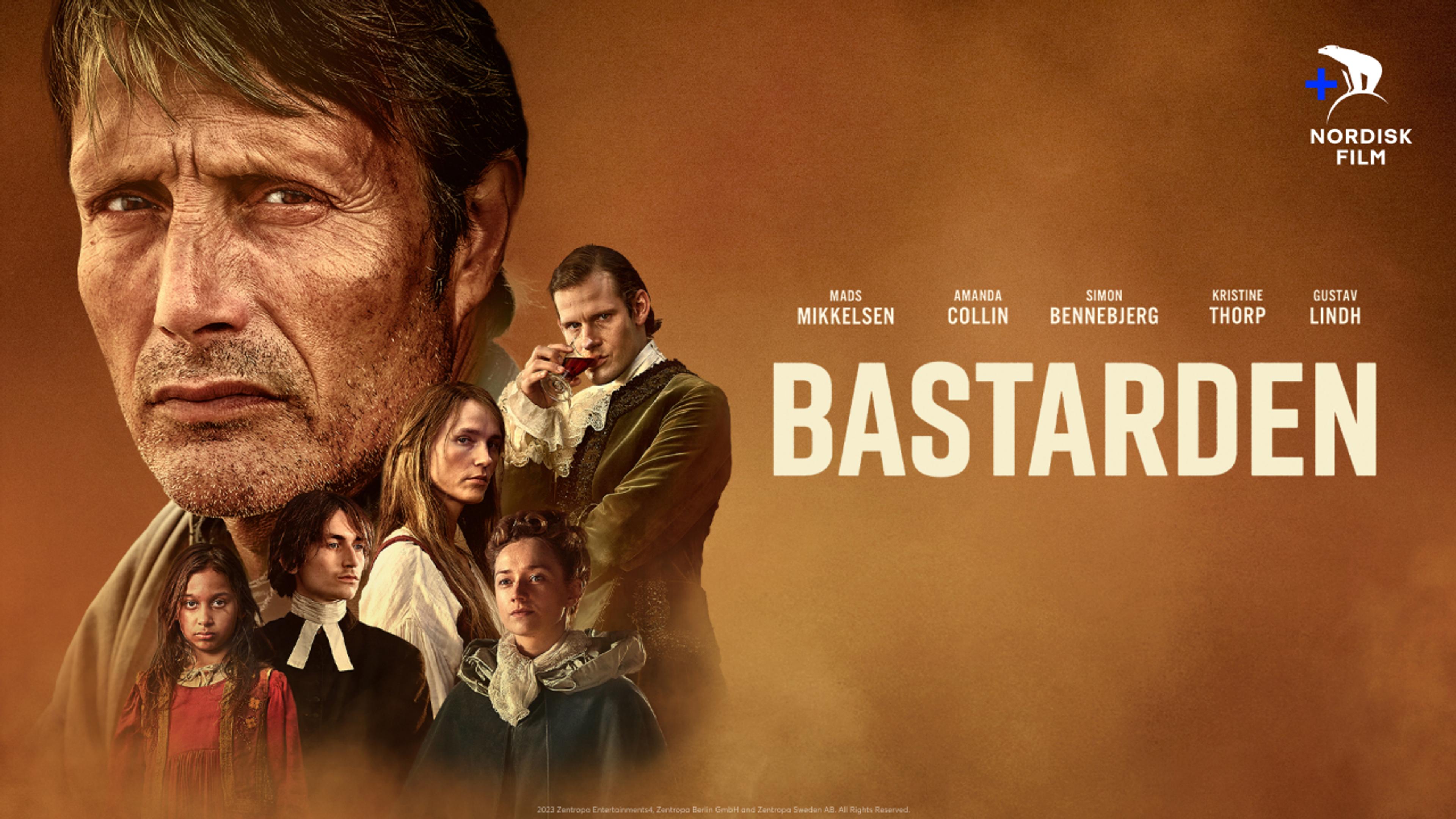 Grafikk for filmen Bastarden som du ser på Nordisk Film+ med Strim.
