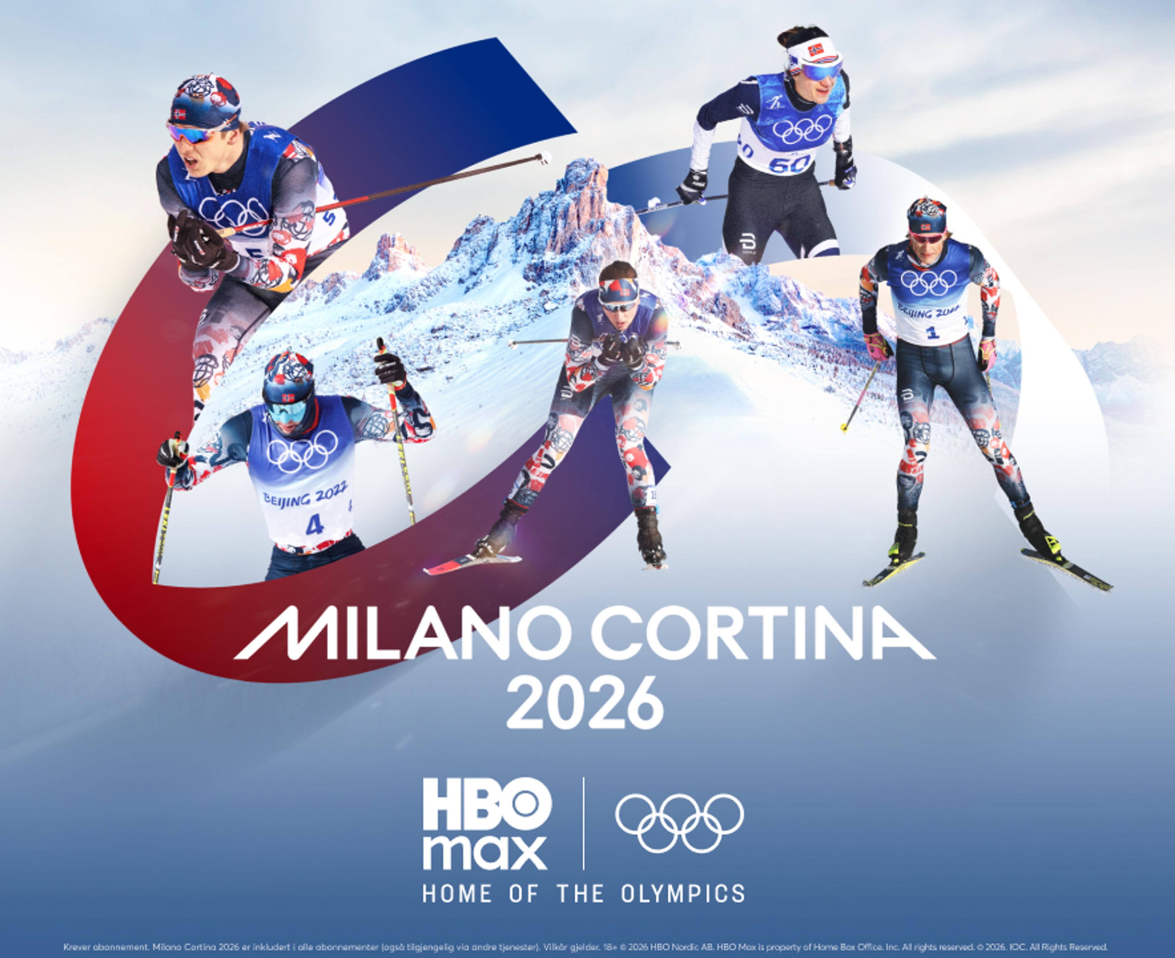 Se alt fra de Olympiske vinterleker Milano 2026 på HBO Max via Strim.